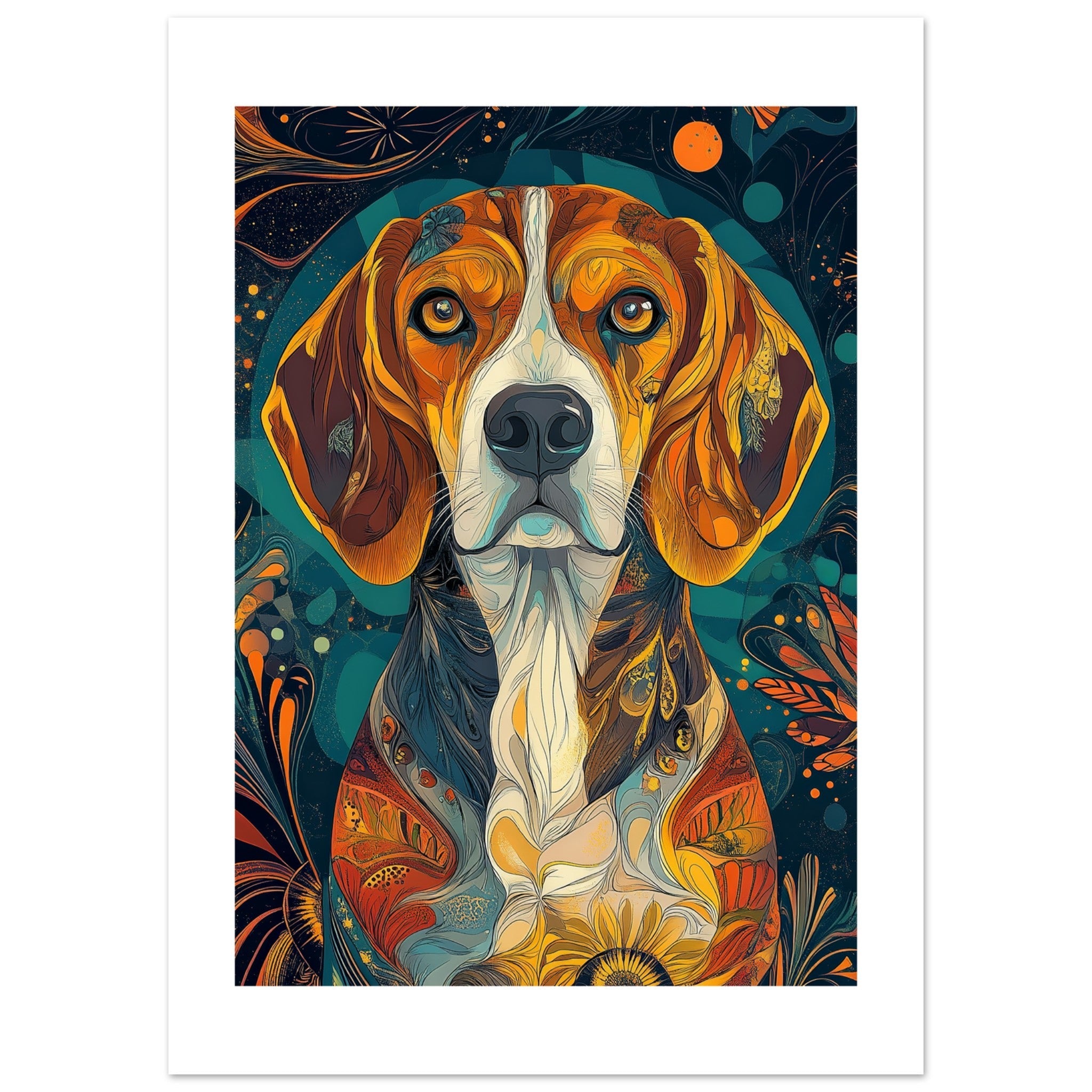 Beagle poster / Beagle Art Work / Beagle Print