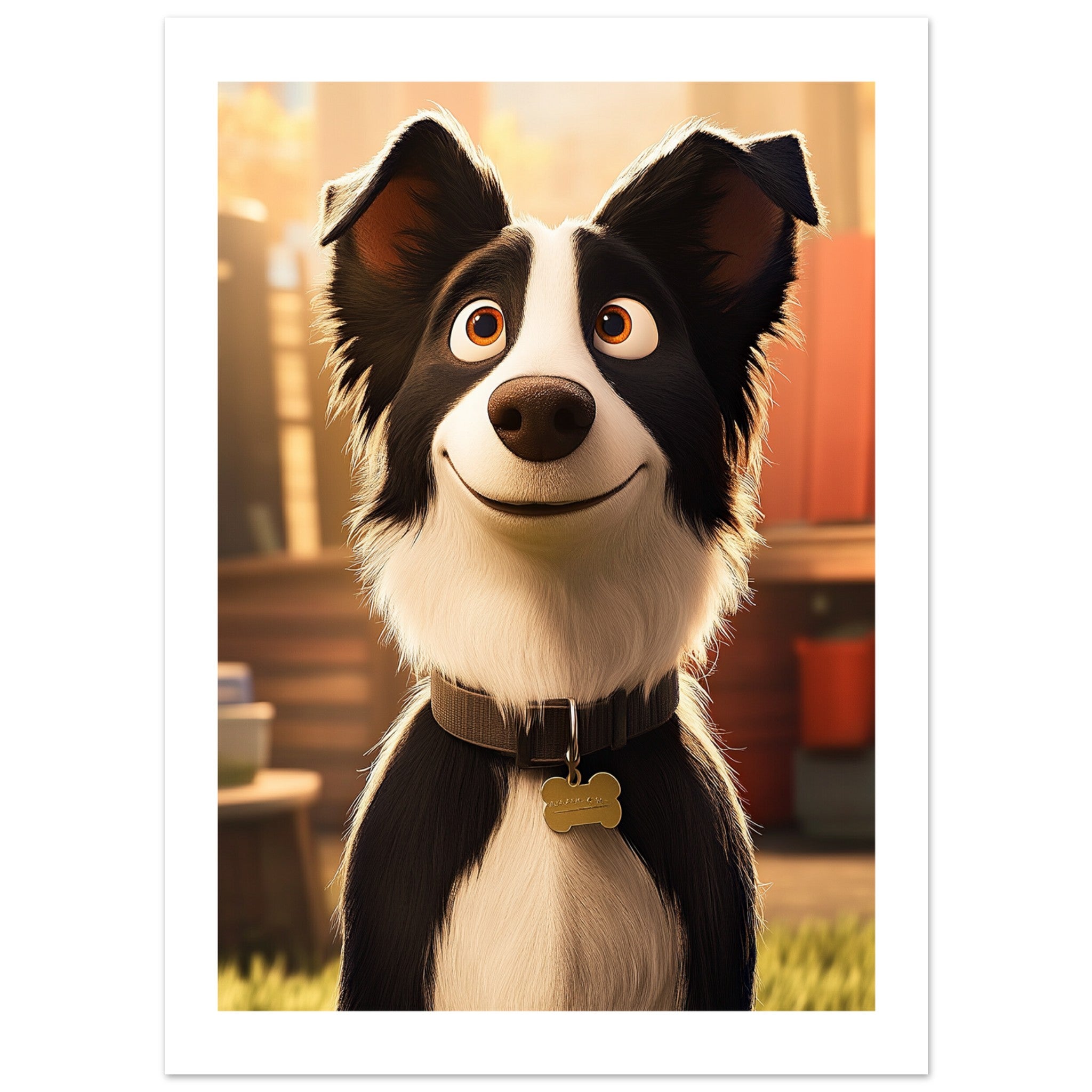 Border Collie Poster / Border Collie Art Work / Border Collie Print