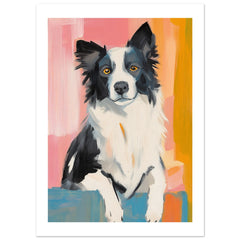 Border Collie Poster / Border Collie Art Work / Border Collie Print