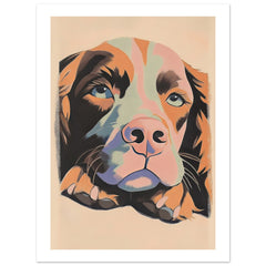 American Water Dog Relaxing Pastel Colored 3