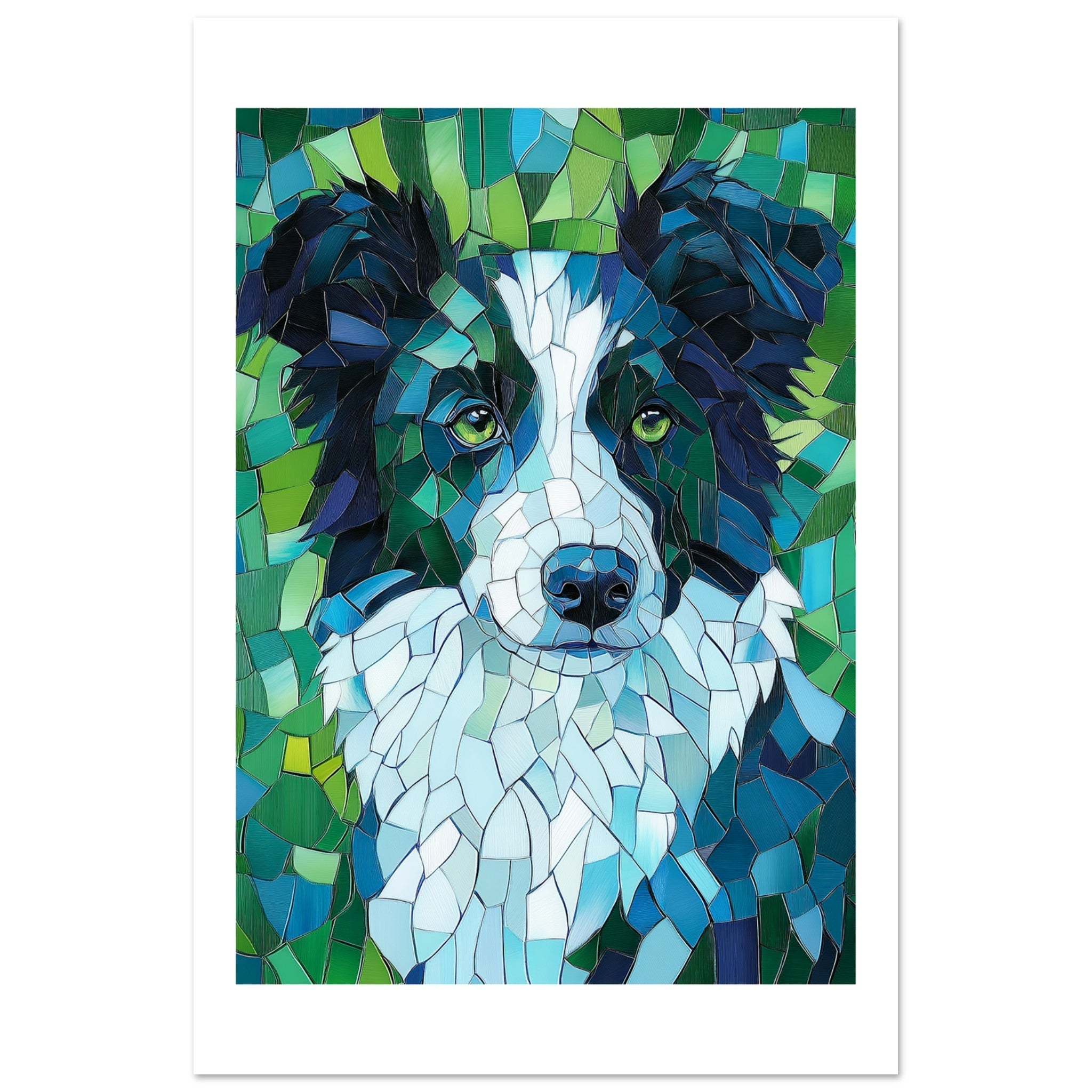 Border Collie Poster / Border Collie Art Work / Border Collie Print
