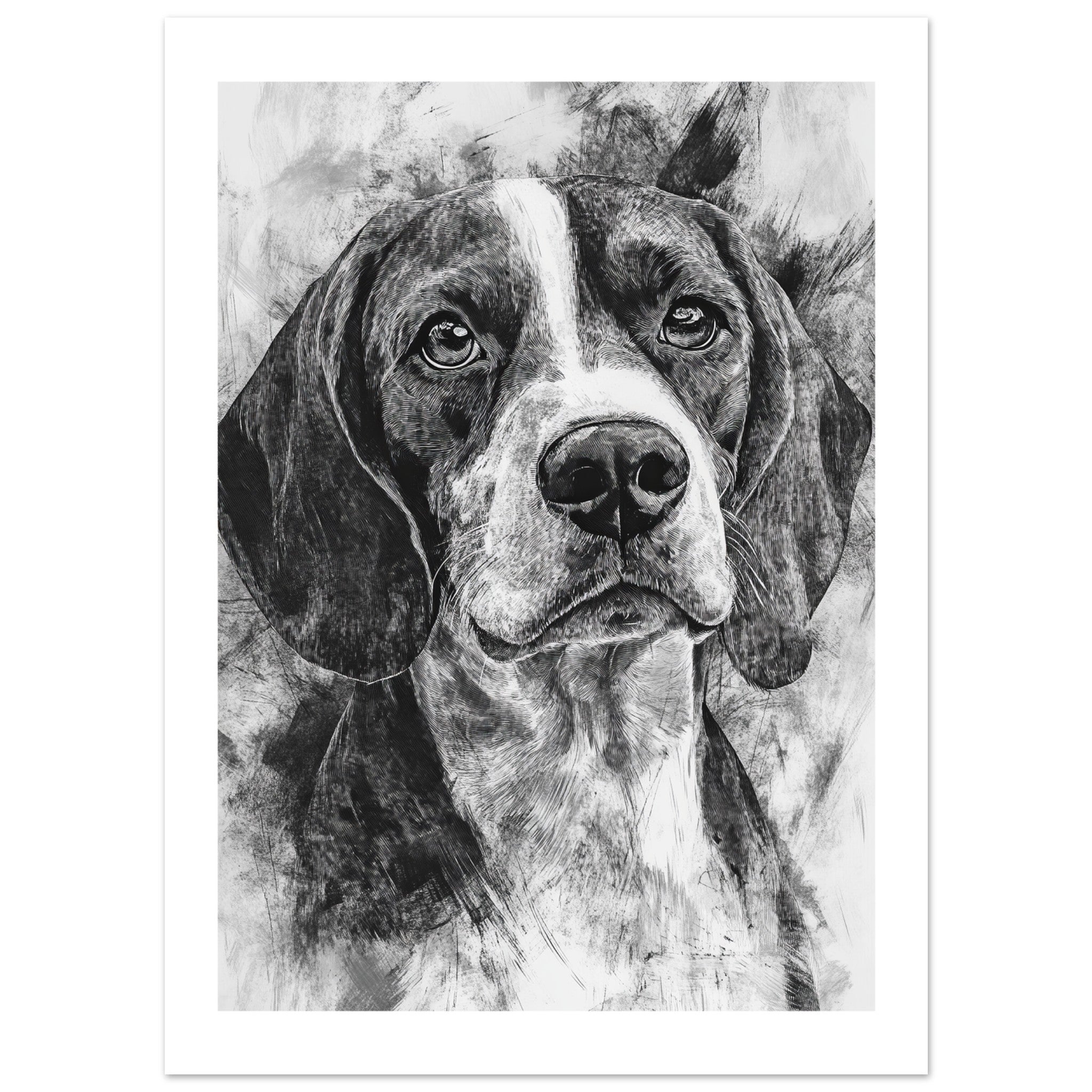 Beagle poster / Beagle Art Work / Beagle Print