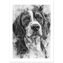 Beagle poster / Beagle Art Work / Beagle Print
