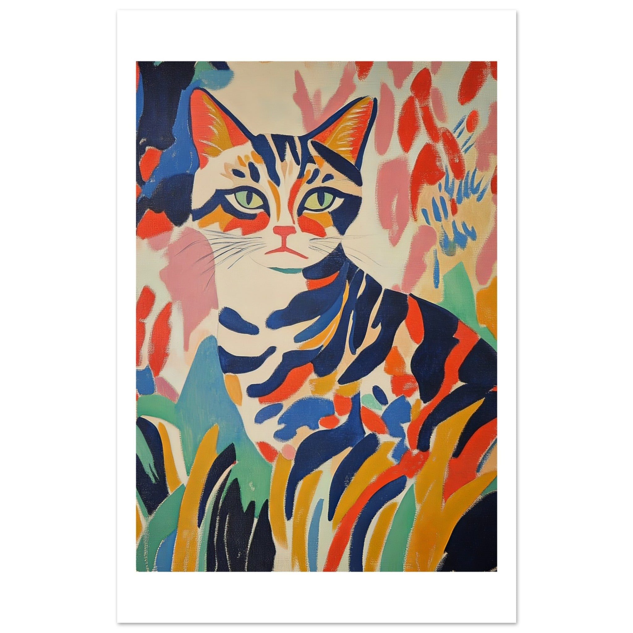 Bengal Cat Inspired by Matisse 2