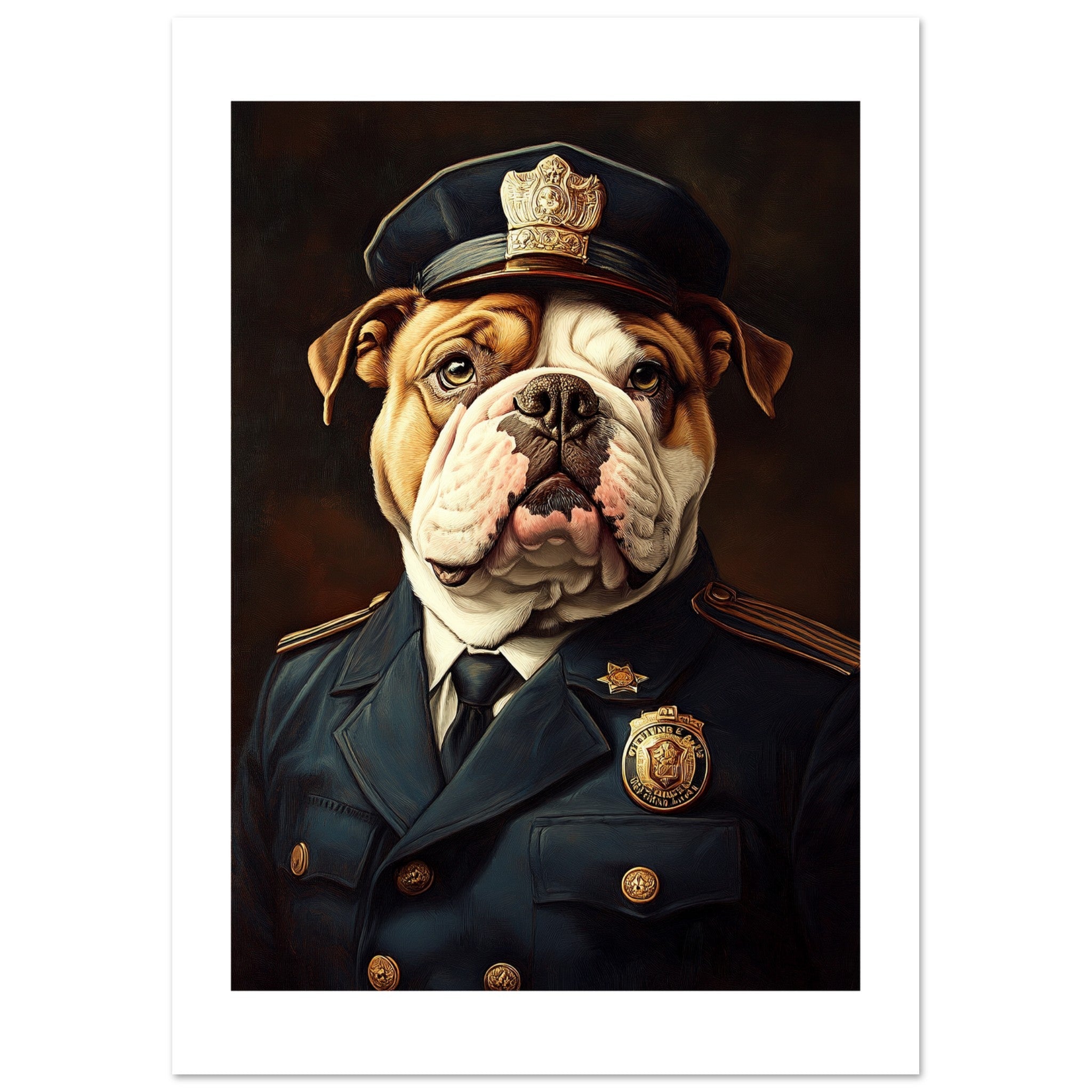 Bulldog Poster / Bulldog Art Work / Bulldog Print