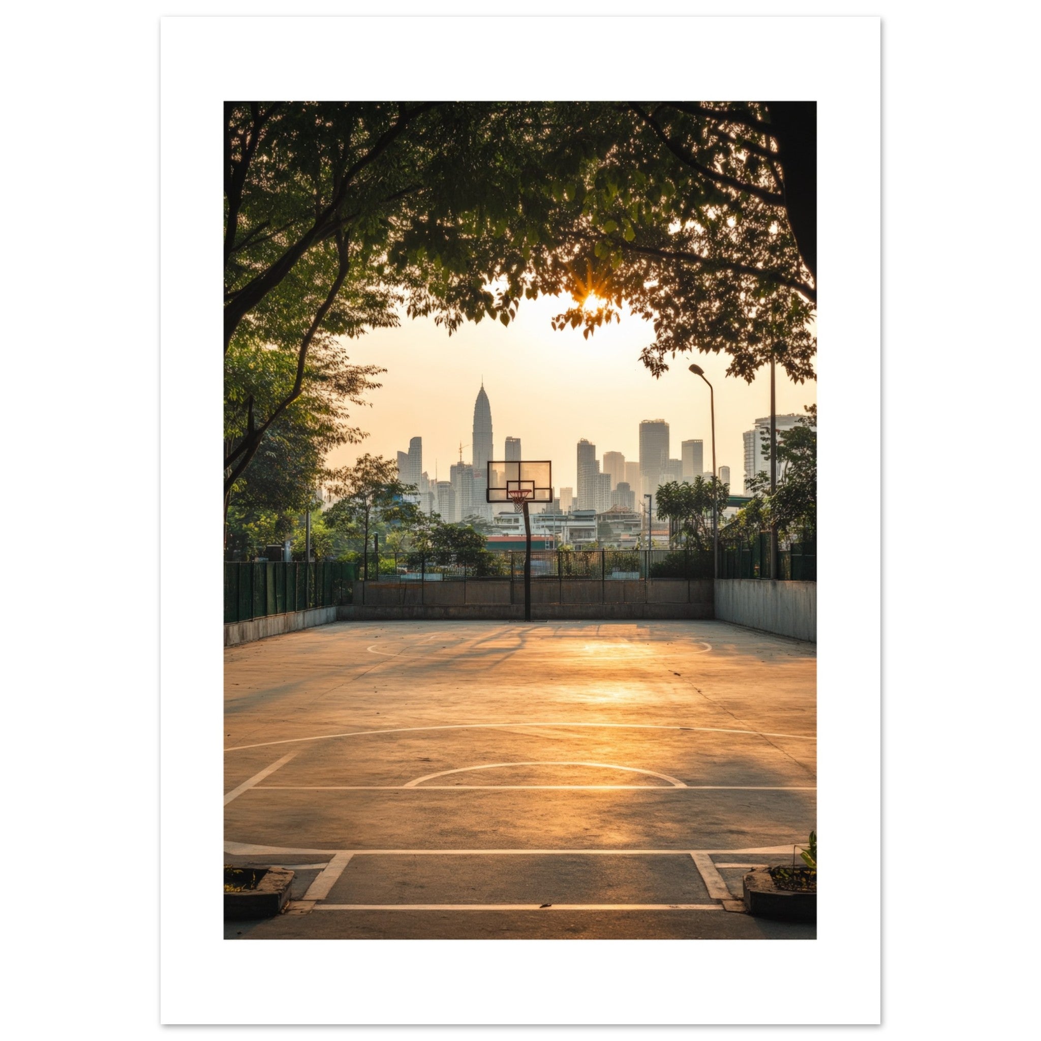Basketball Court in Bangkok Thailand