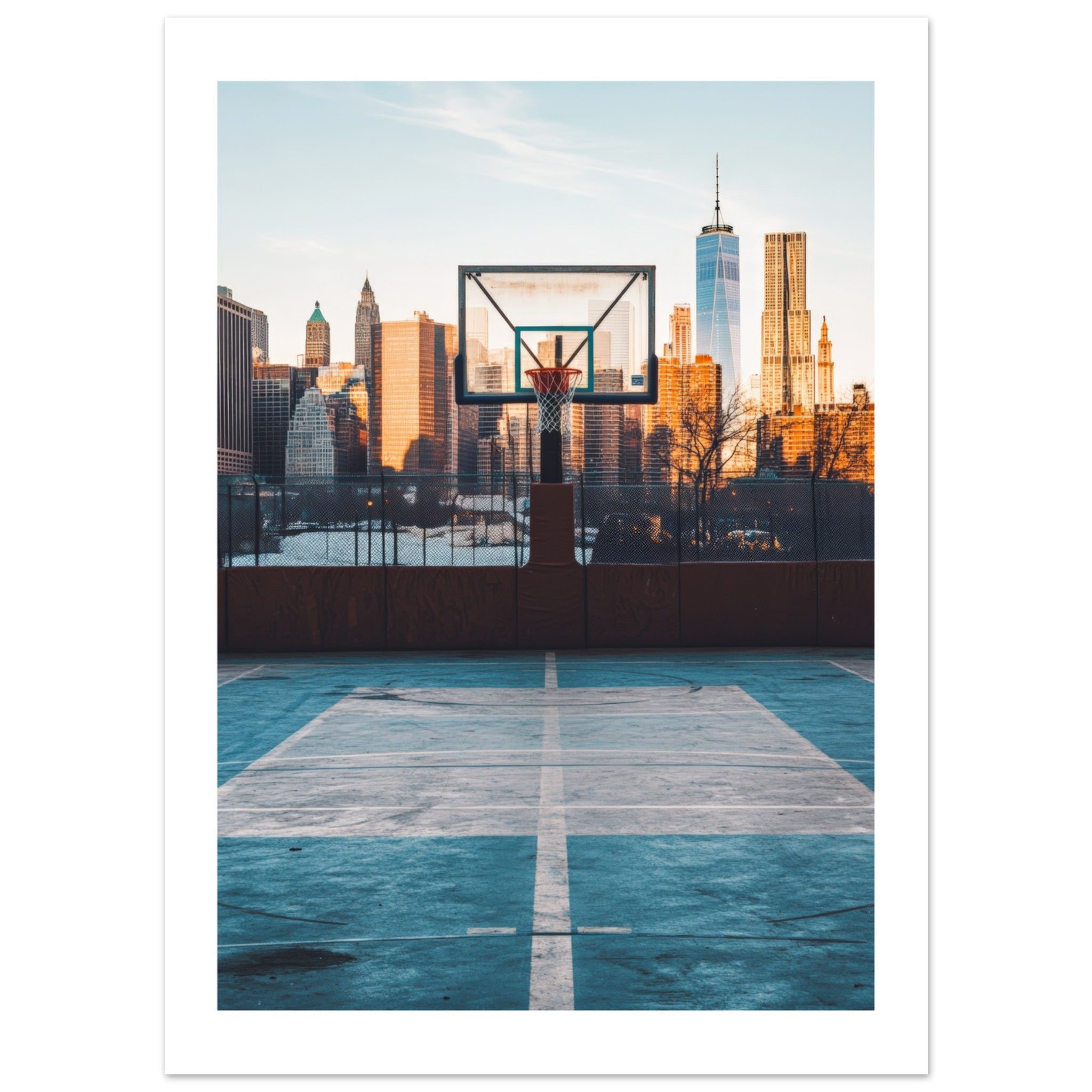 Basketball Court in New York City
