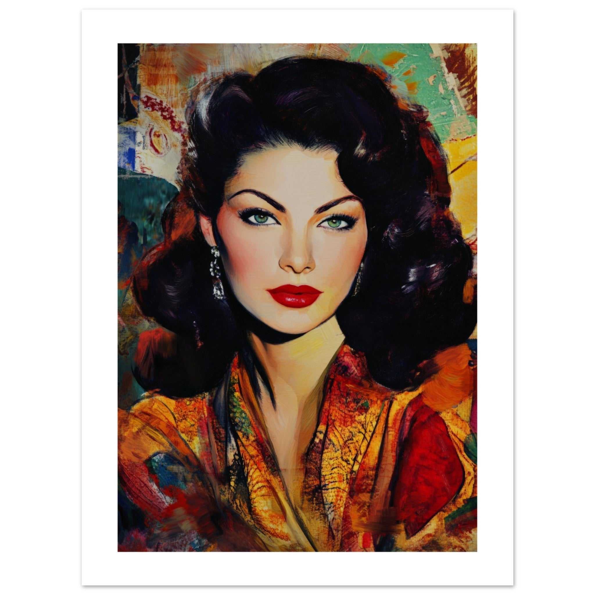 Ava Gardner Poster Art Print // Wall-Art Of Famous Ava Gardner