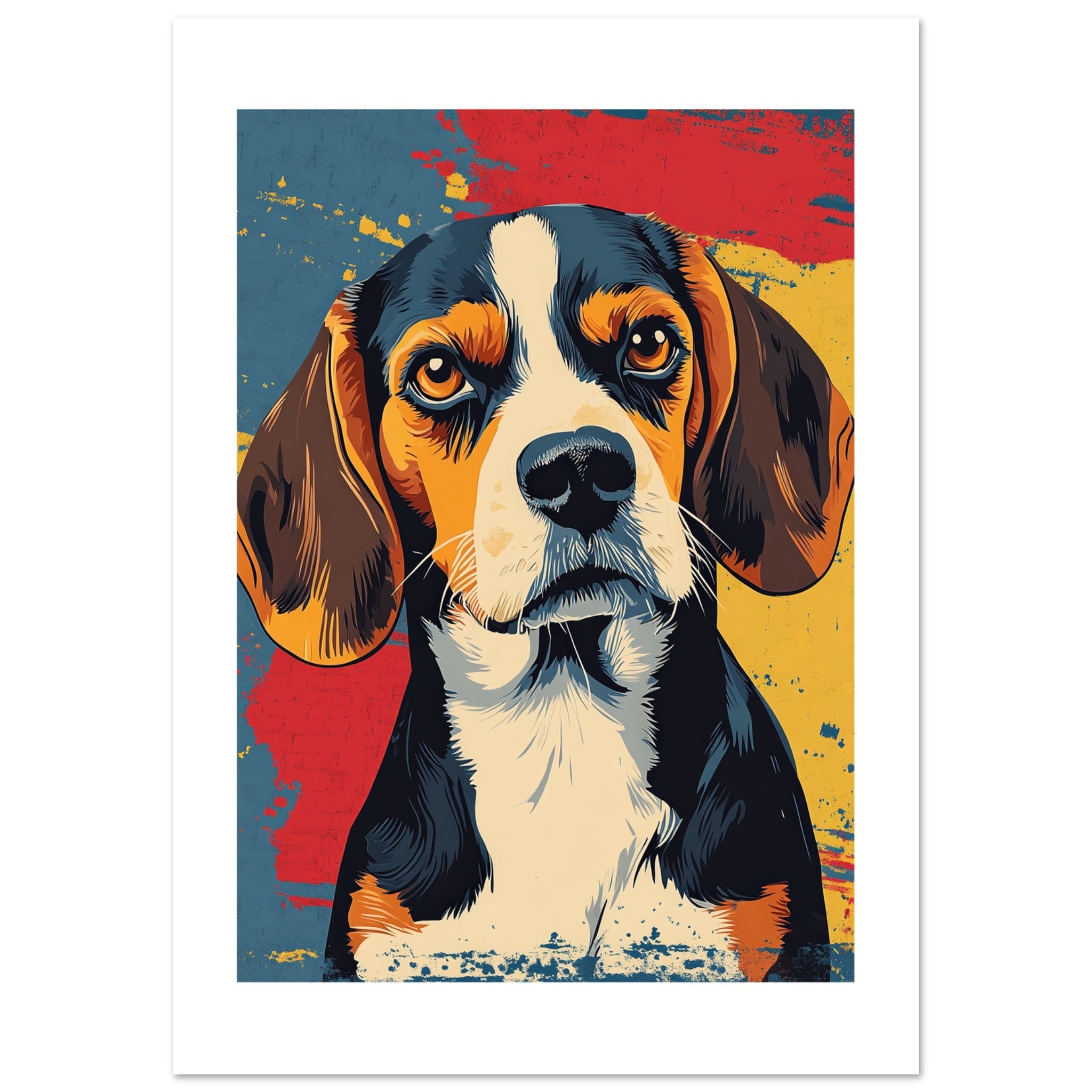 Beagle poster / Beagle Art Work / Beagle Print