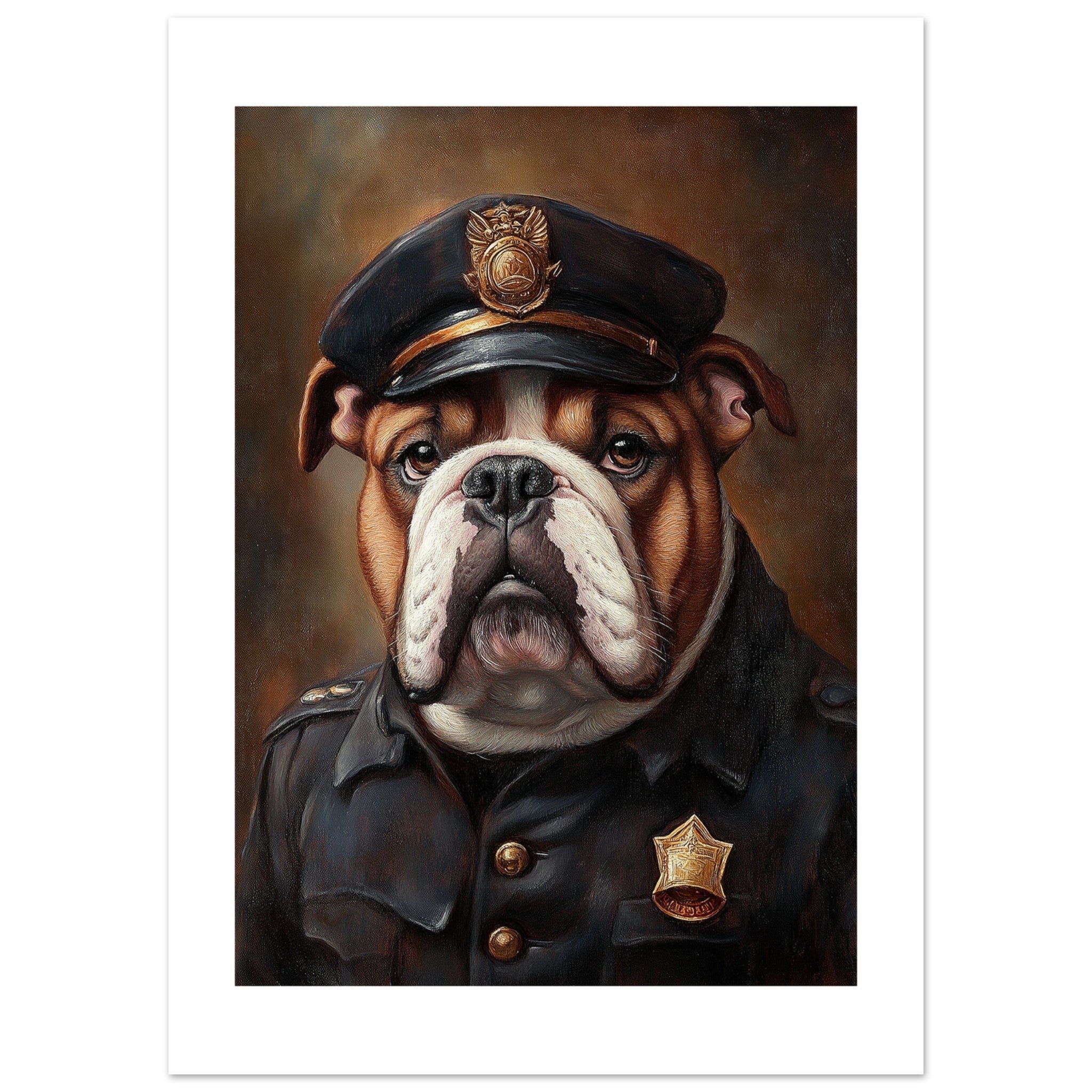 Bulldog Poster / Bulldog Art Work / Bulldog Print