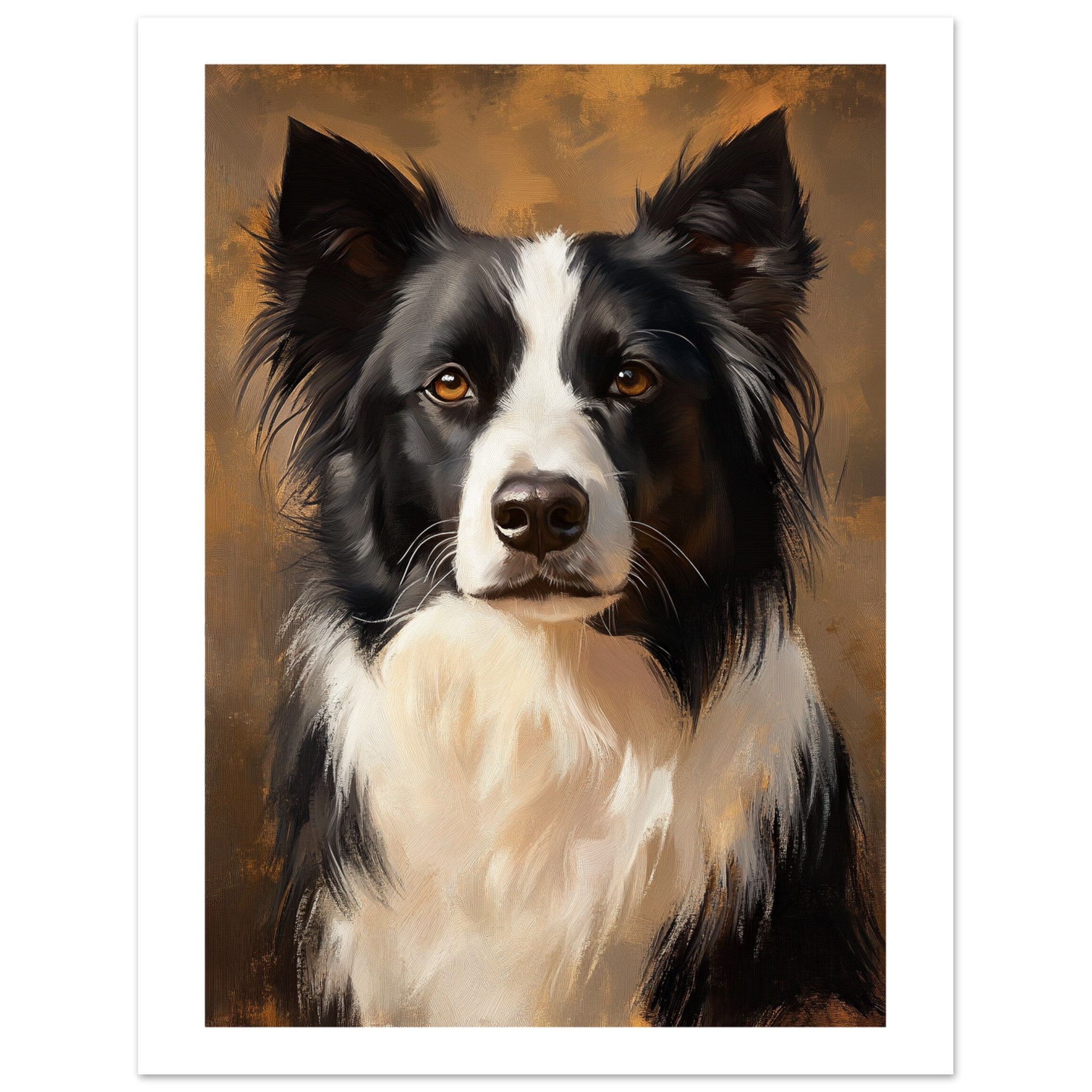 Border Collie Poster / Border Collie Art Work / Border Collie Print