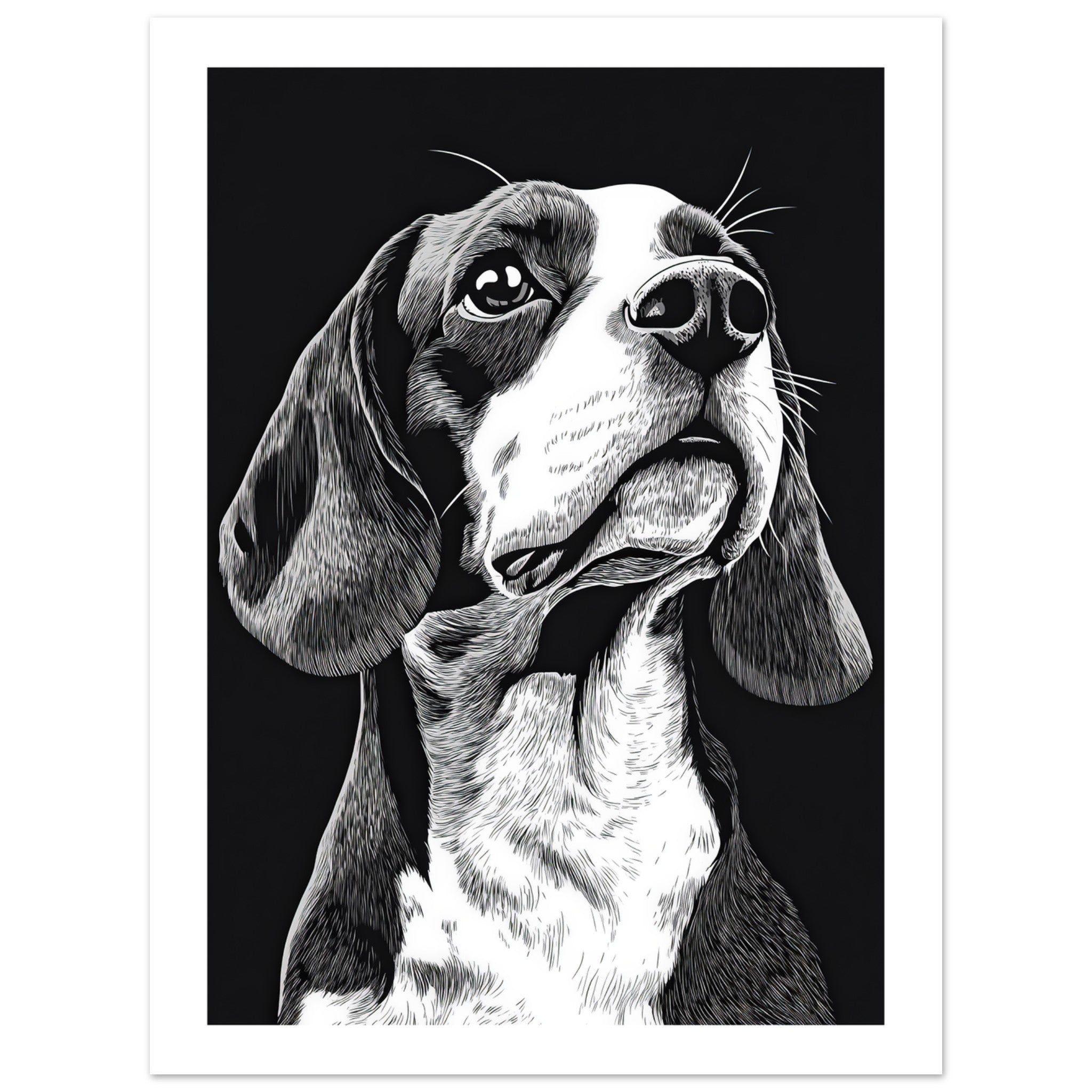 Beagle poster / Beagle Art Work / Beagle Print