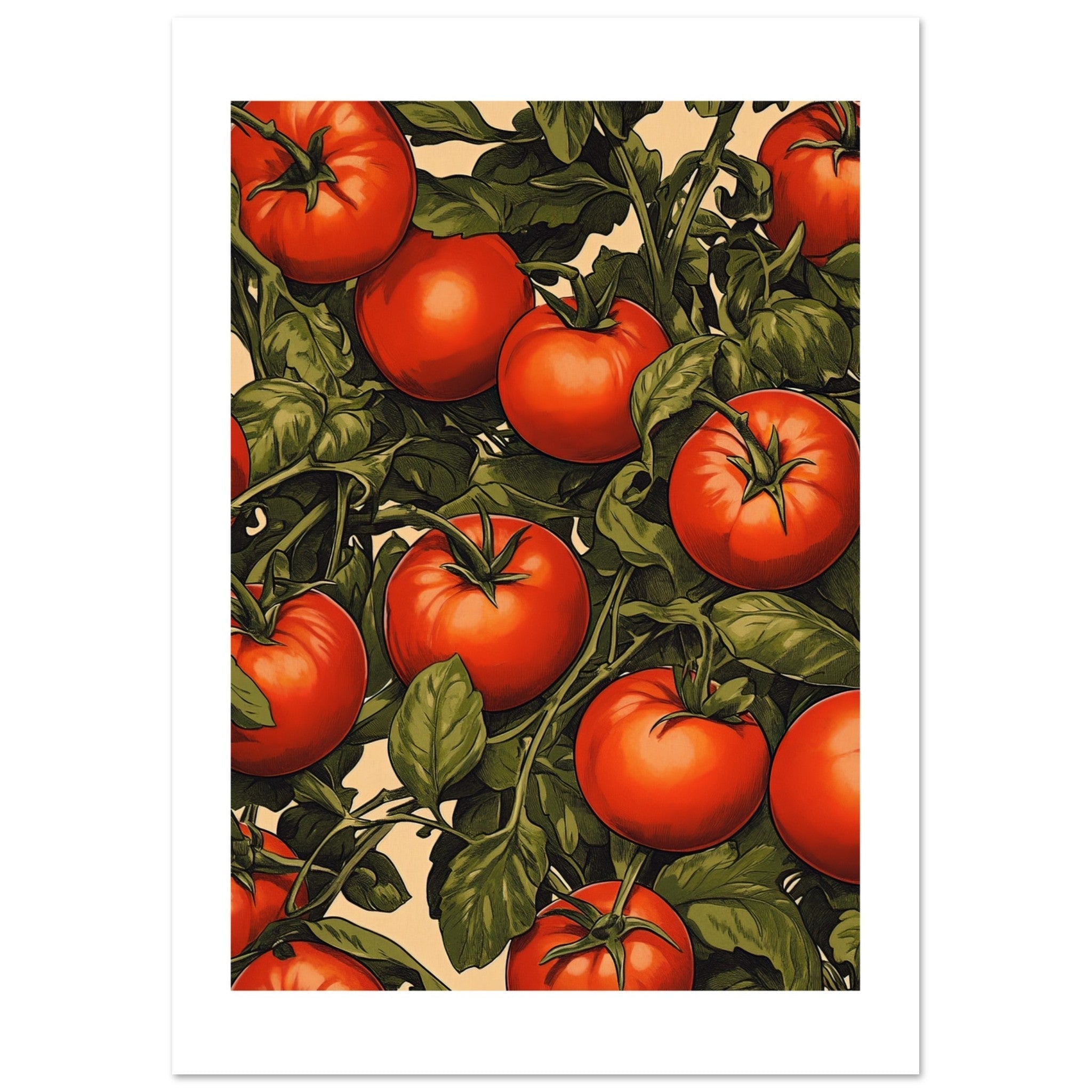 A pattern of Tomatos