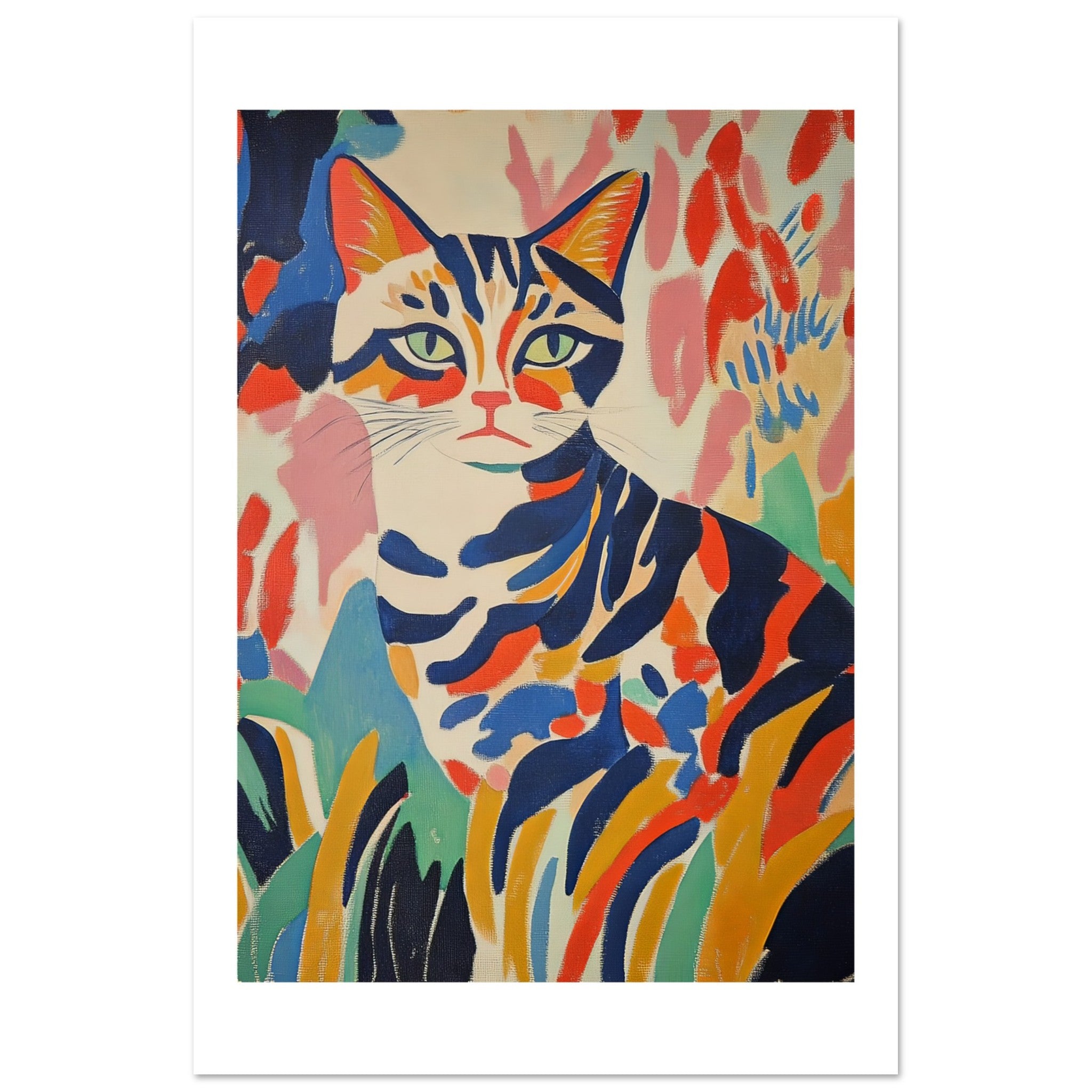 Bengal Cat Inspired by Matisse 2
