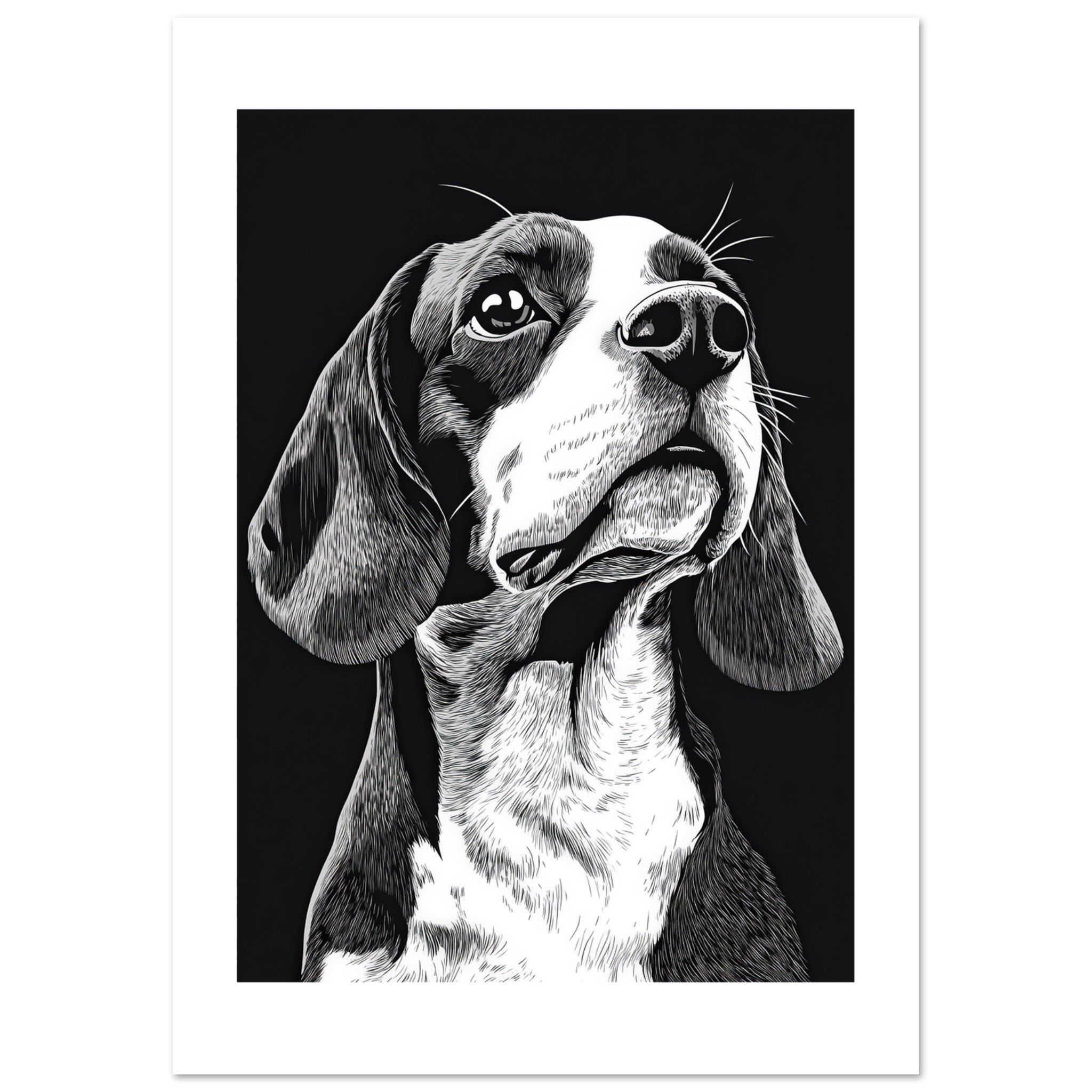 Beagle poster / Beagle Art Work / Beagle Print
