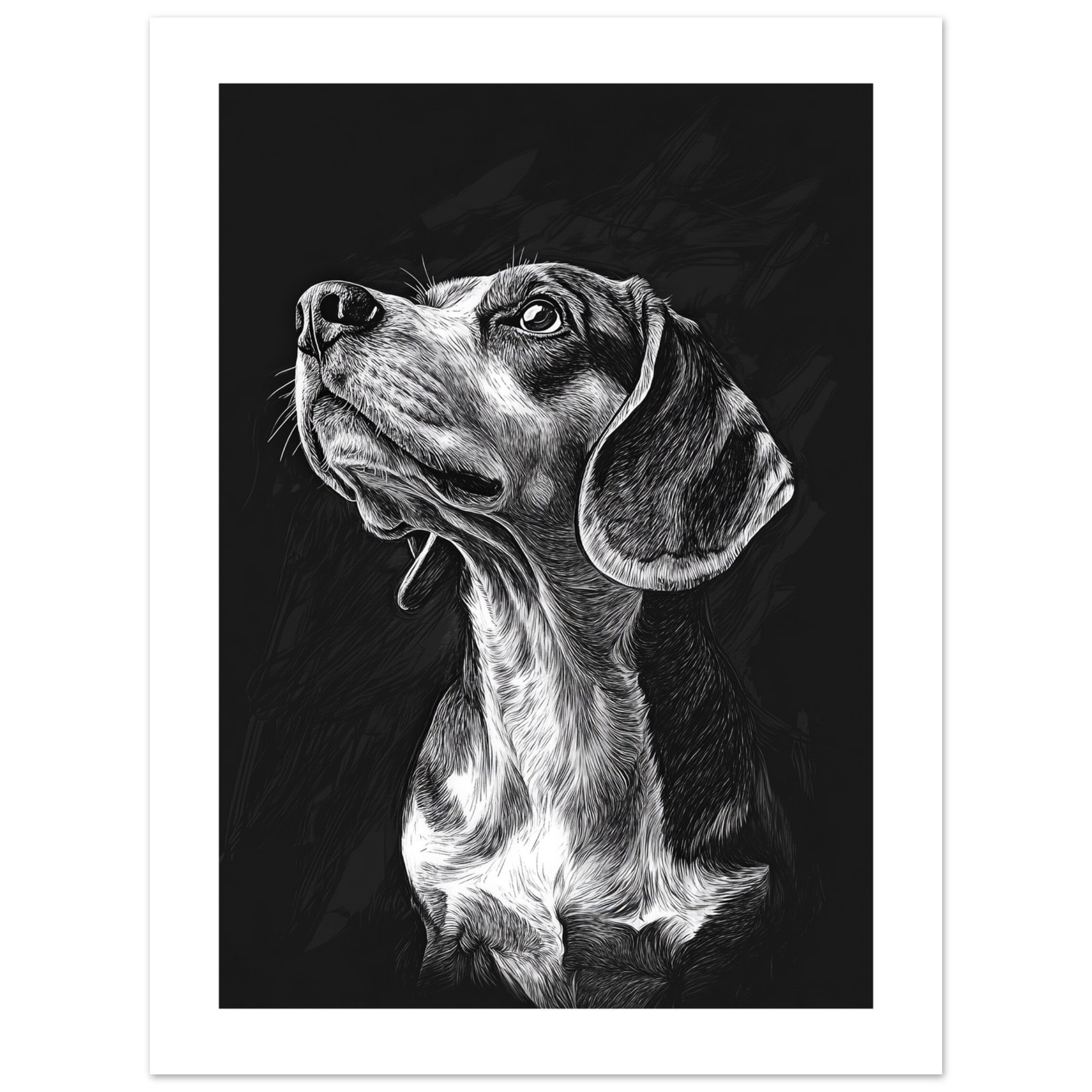 Beagle poster / Beagle Art Work / Beagle Print