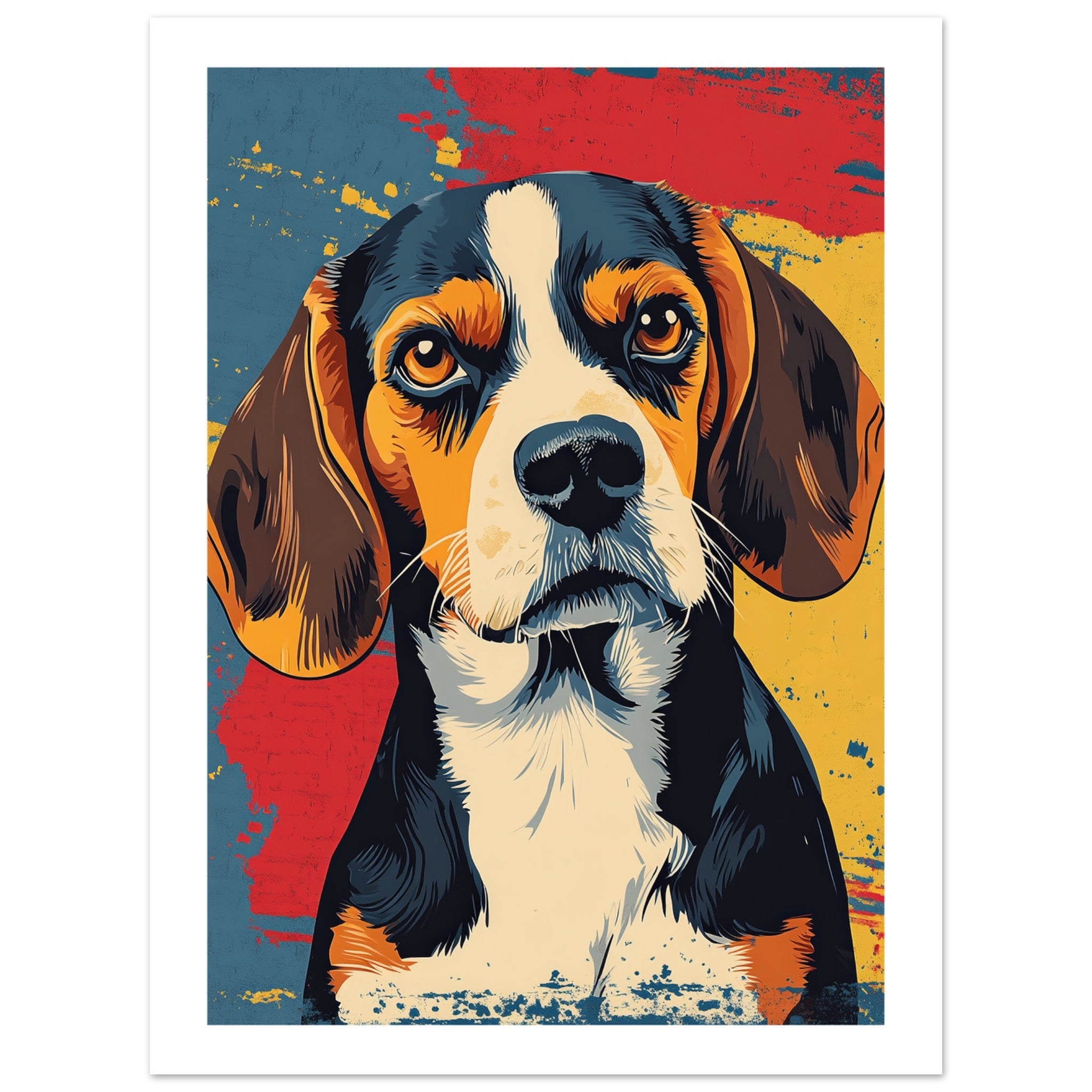 Beagle poster / Beagle Art Work / Beagle Print
