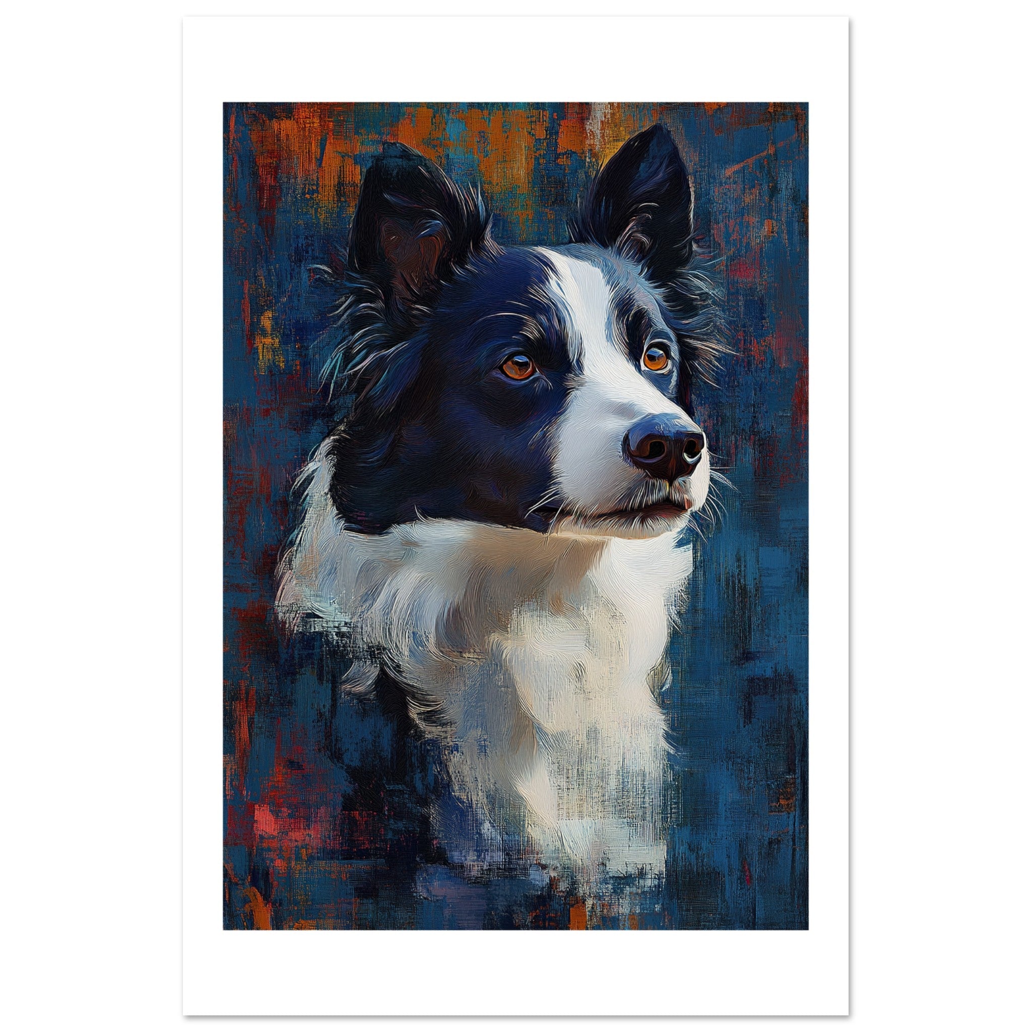 Border Collie Poster / Border Collie Art Work / Border Collie Print