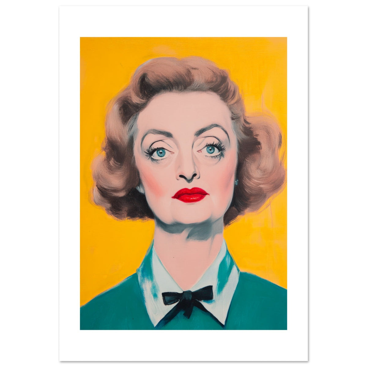 Bette Davis Poster Art Print // Wall-Art Of Famous Bette Davis