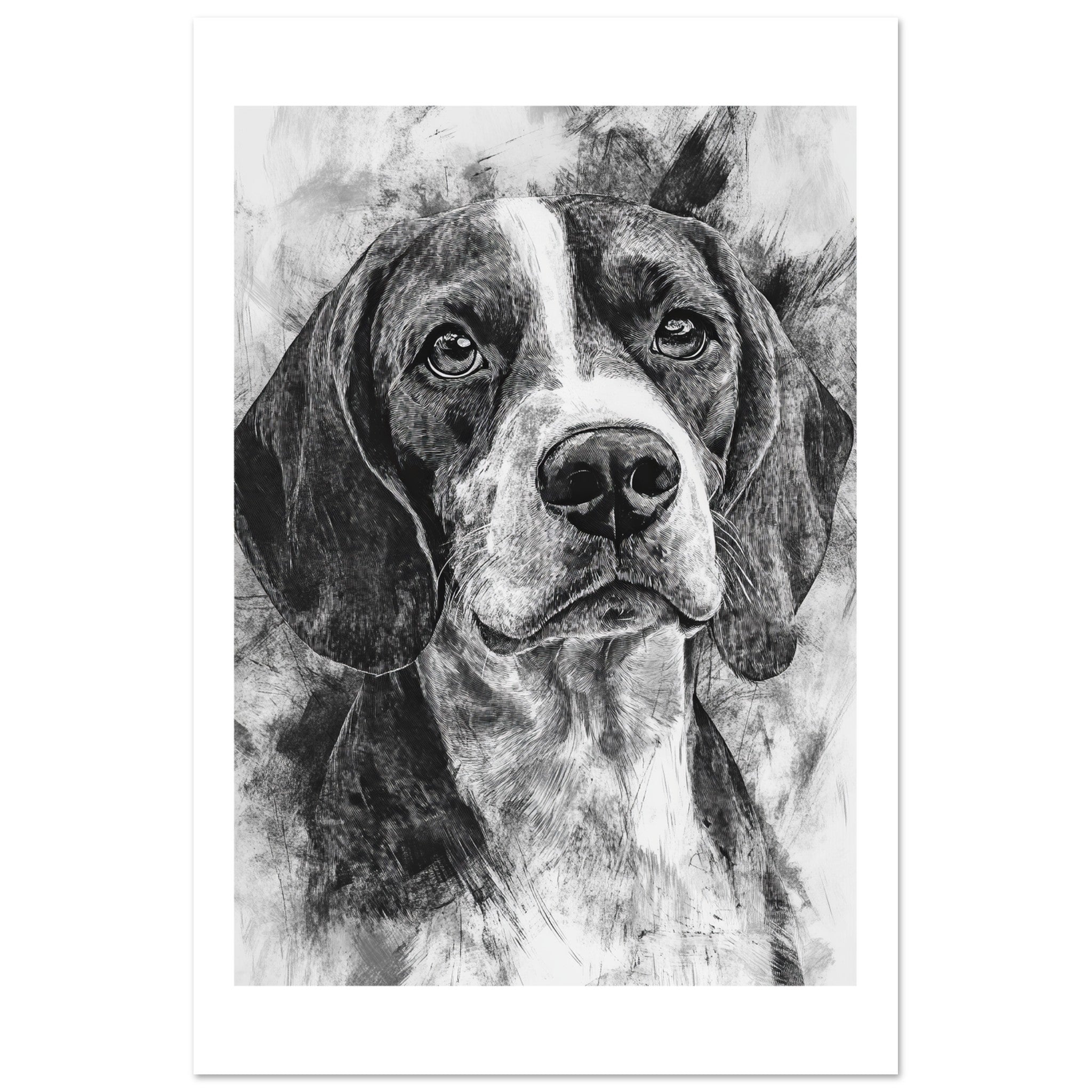 Beagle poster / Beagle Art Work / Beagle Print