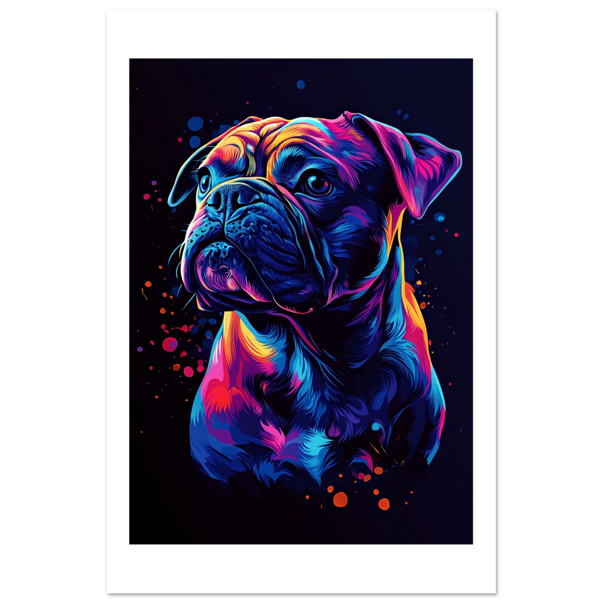 Bulldog Poster / Bulldog Art Work / Bulldog Print