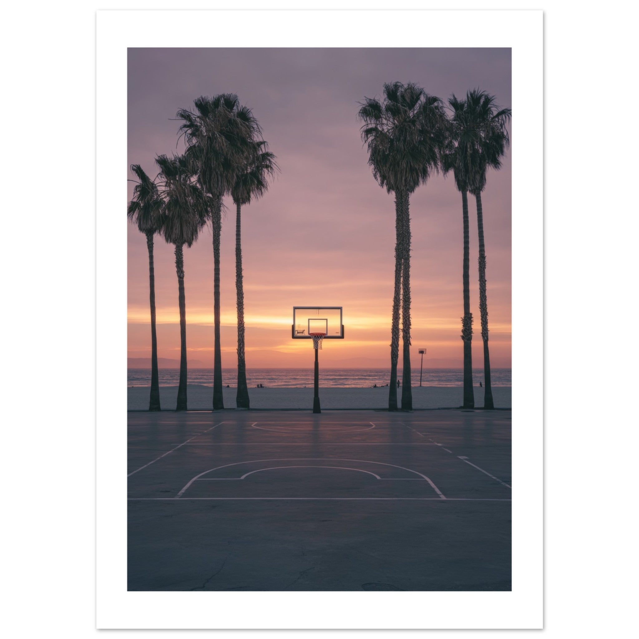 Basketball Court in Venice Beach California 1