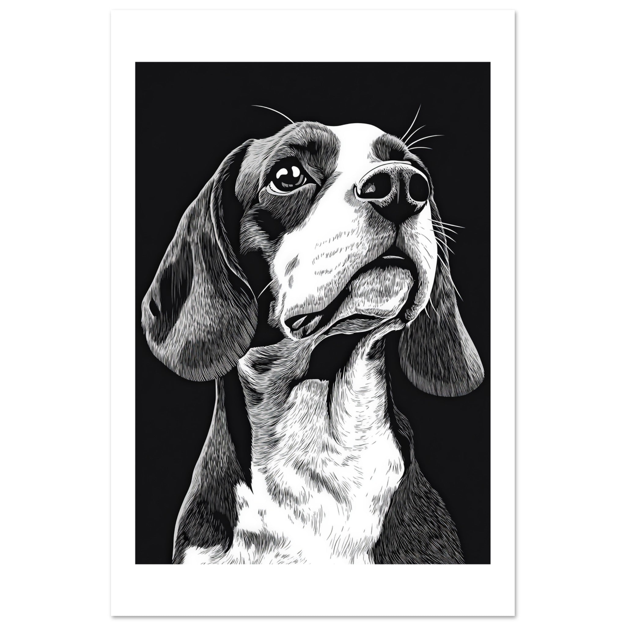 Beagle poster / Beagle Art Work / Beagle Print
