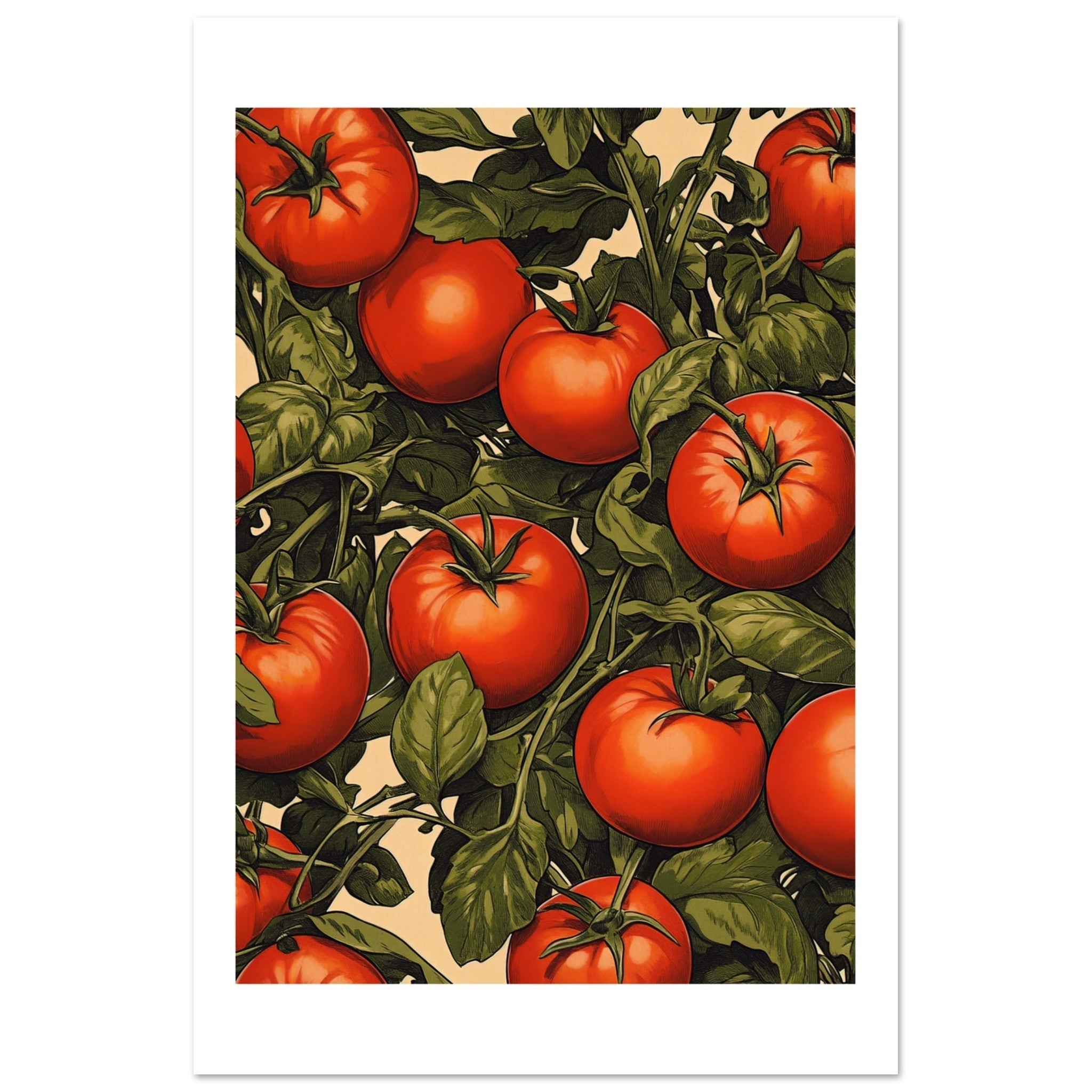 A pattern of Tomatos