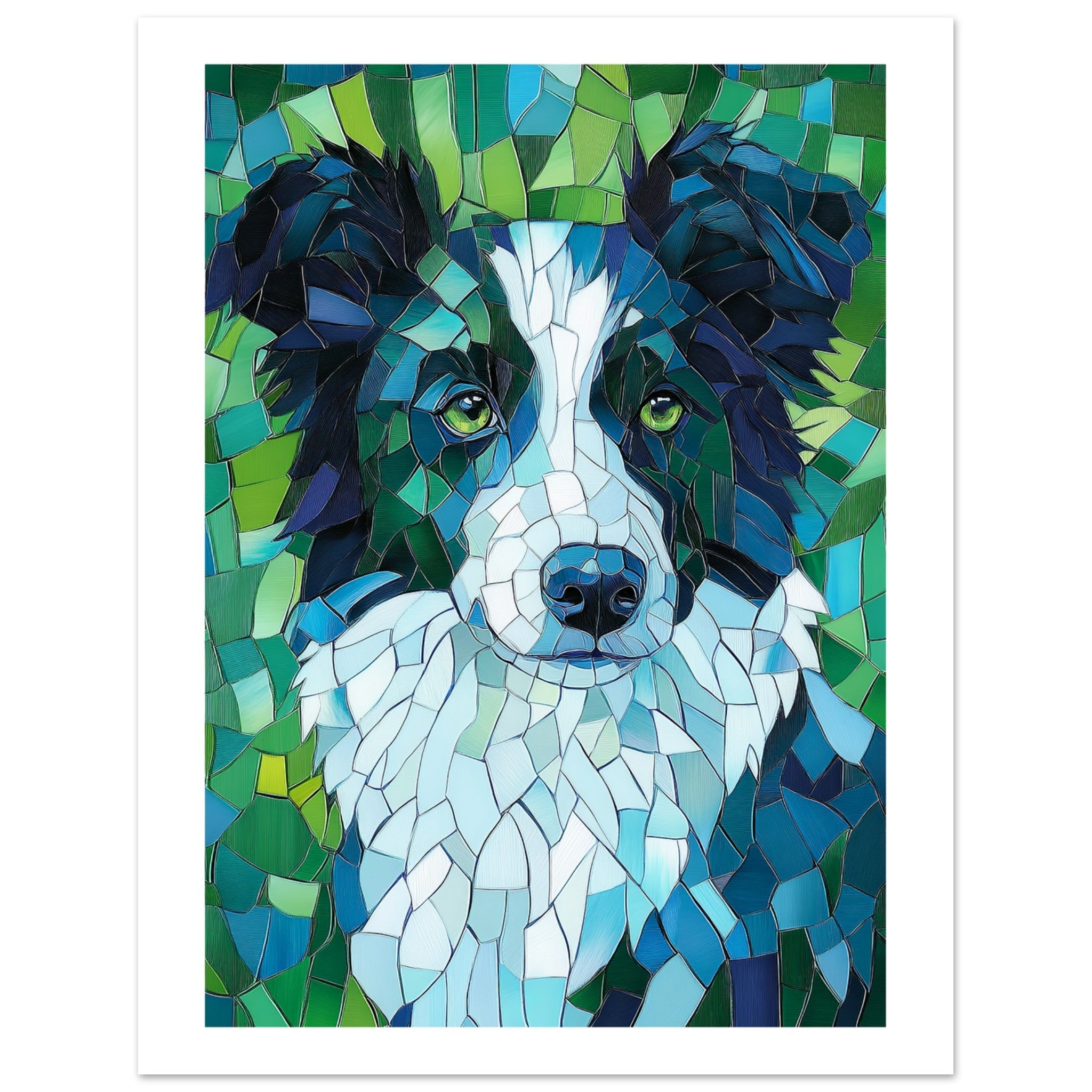 Border Collie Poster / Border Collie Art Work / Border Collie Print