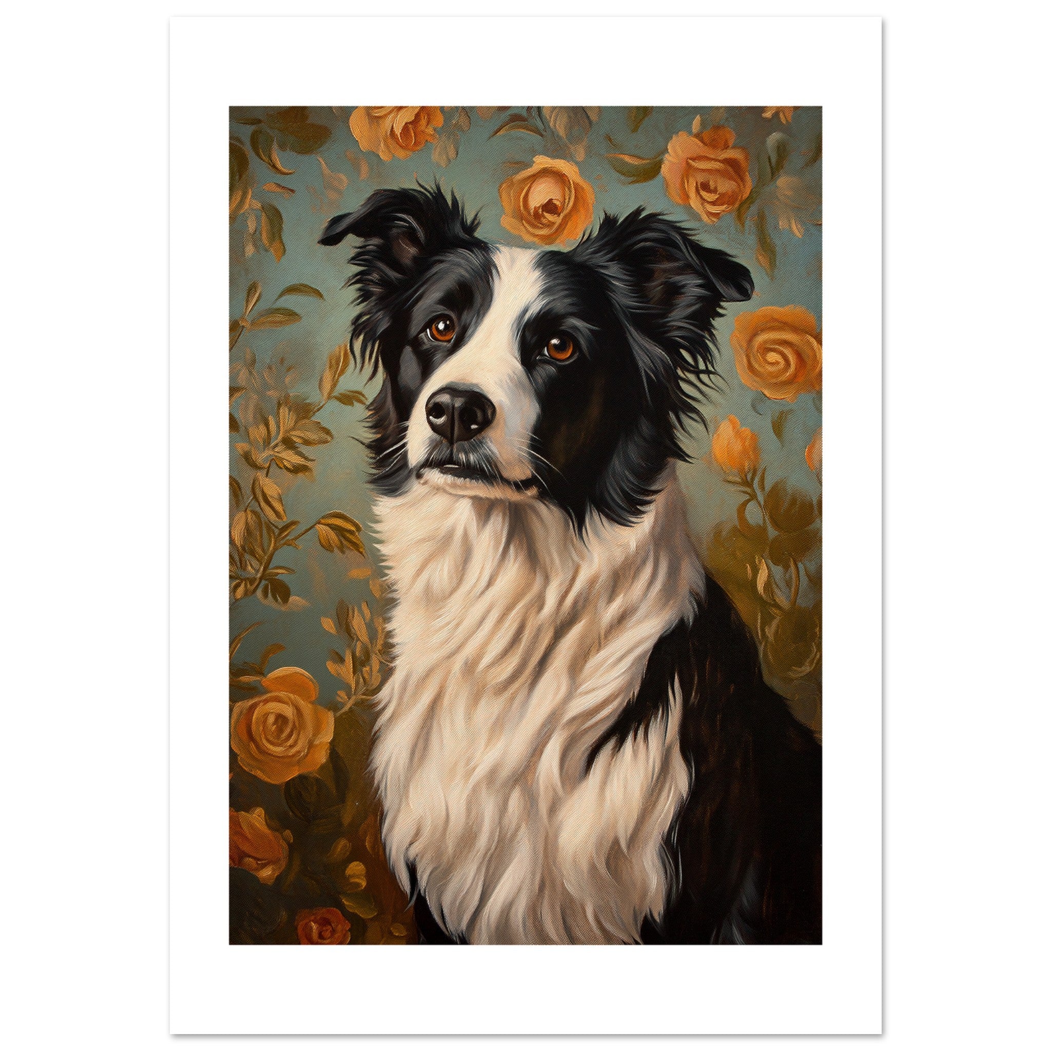 Border Collie Poster / Border Collie Art Work / Border Collie Print