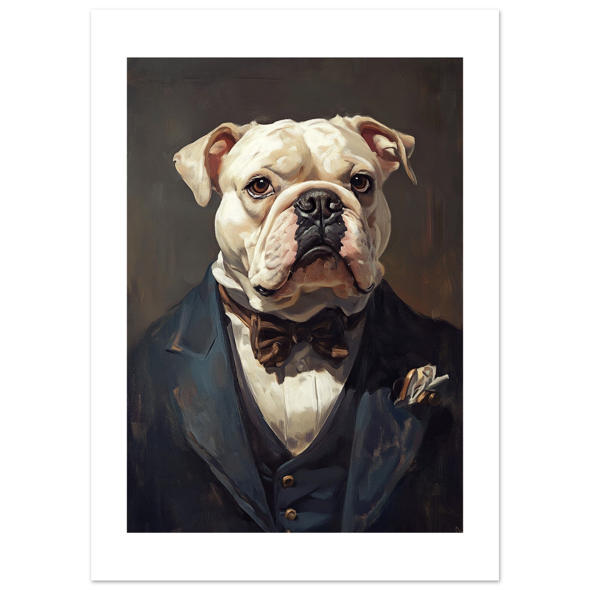 Bulldog Poster / Bulldog Art Work / Bulldog Print