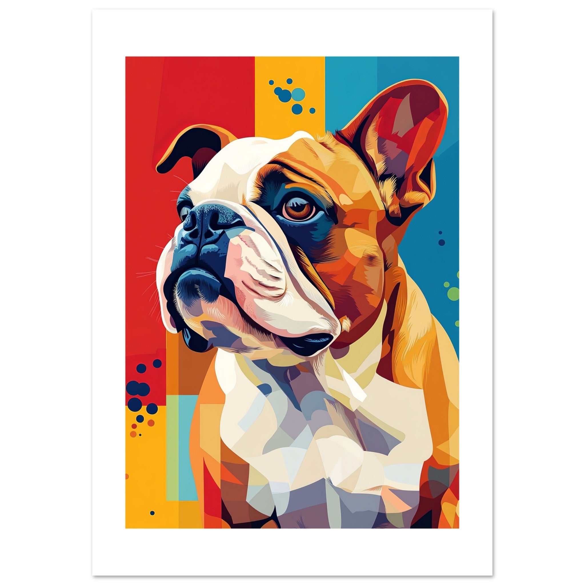 Bulldog Poster / Bulldog Art Work / Bulldog Print
