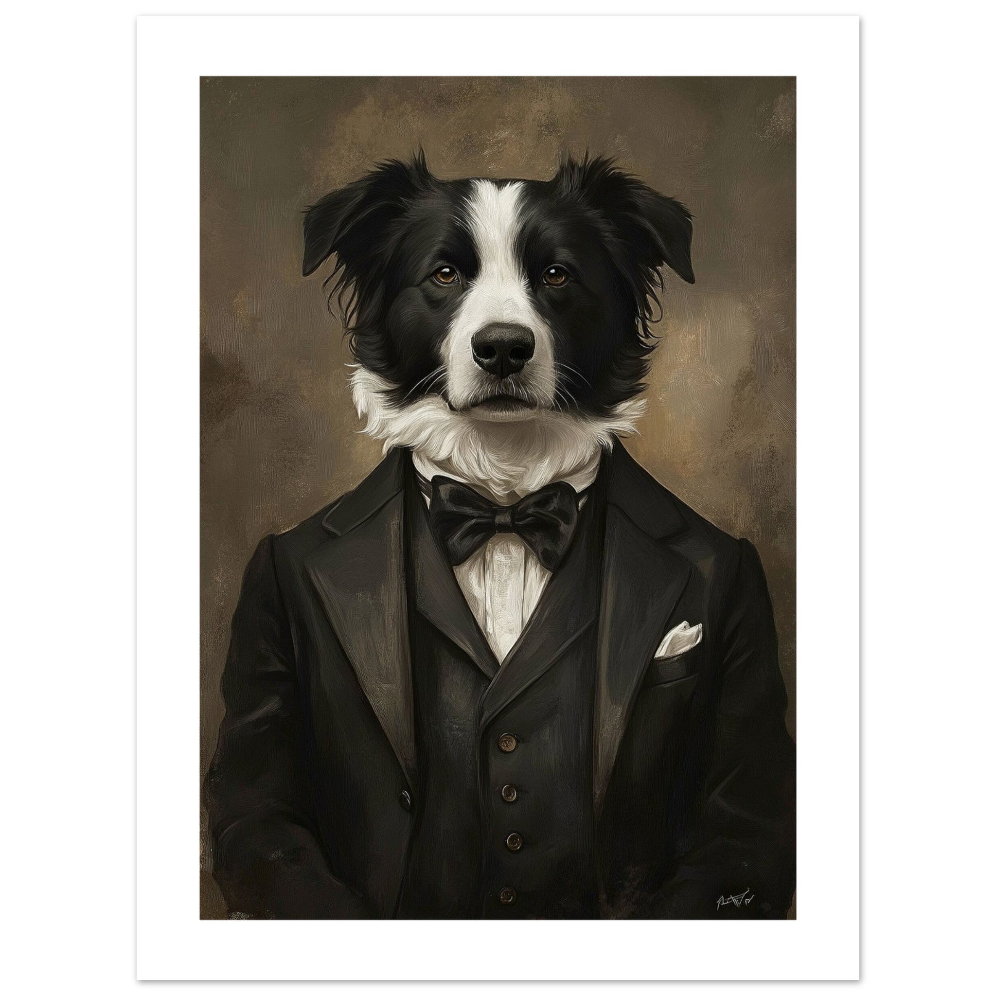 Border Collie Poster / Border Collie Art Work / Border Collie Print