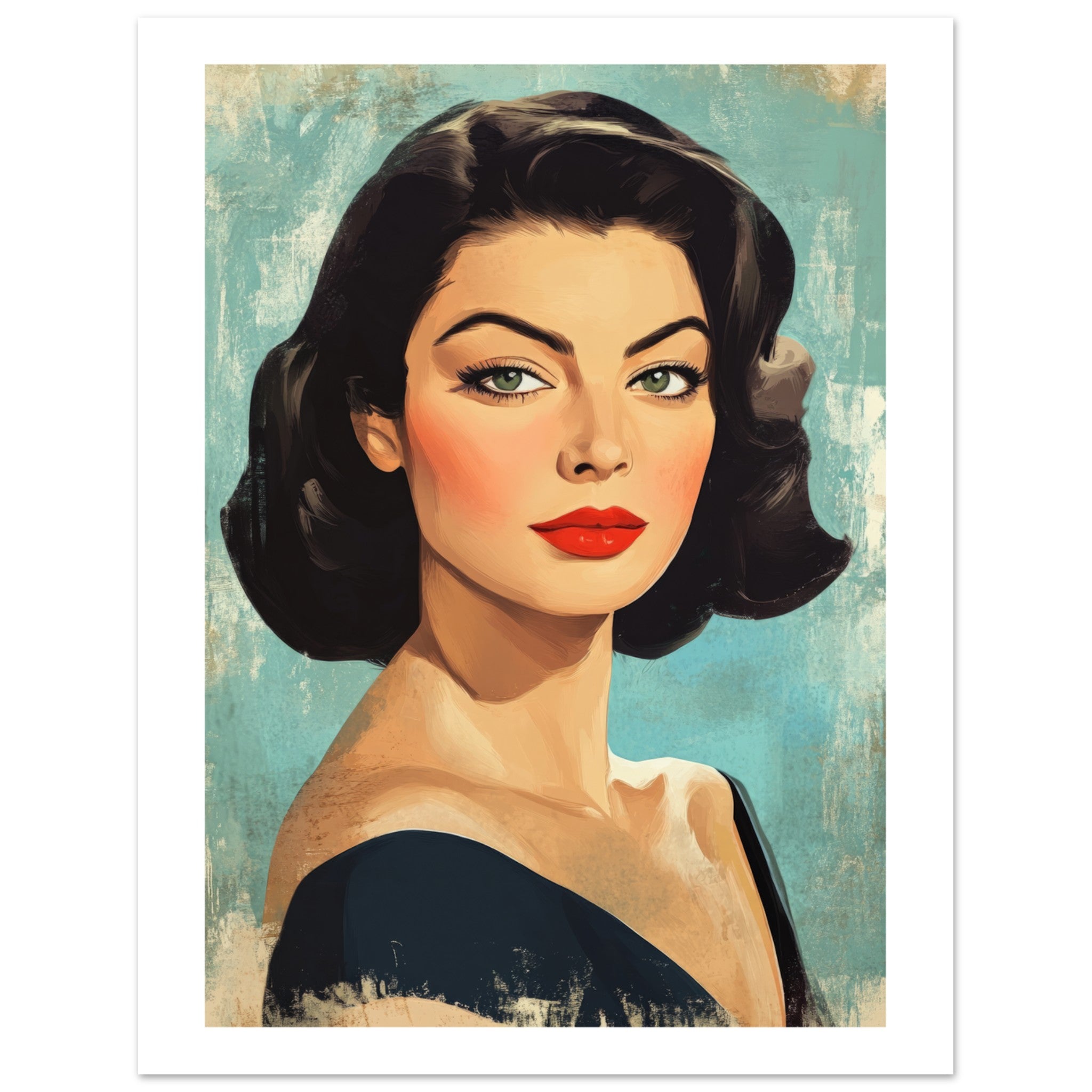 Ava Gardner Poster Art Print // Wall-Art Of Famous Ava Gardner