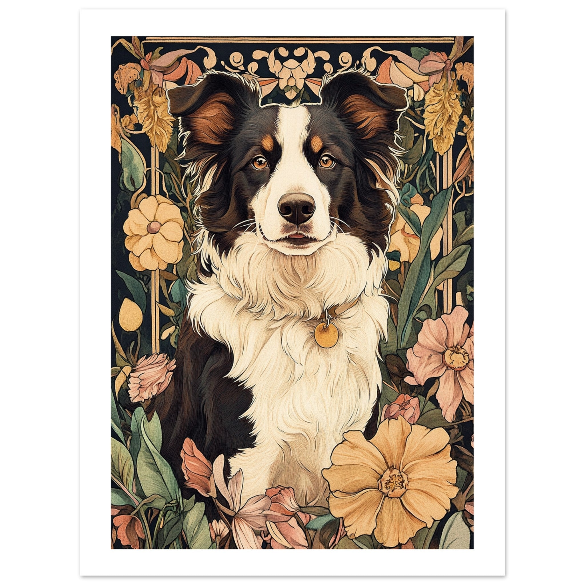 Border Collie Poster / Border Collie Art Work / Border Collie Print