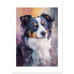 Border Collie Poster / Border Collie Art Work / Border Collie Print