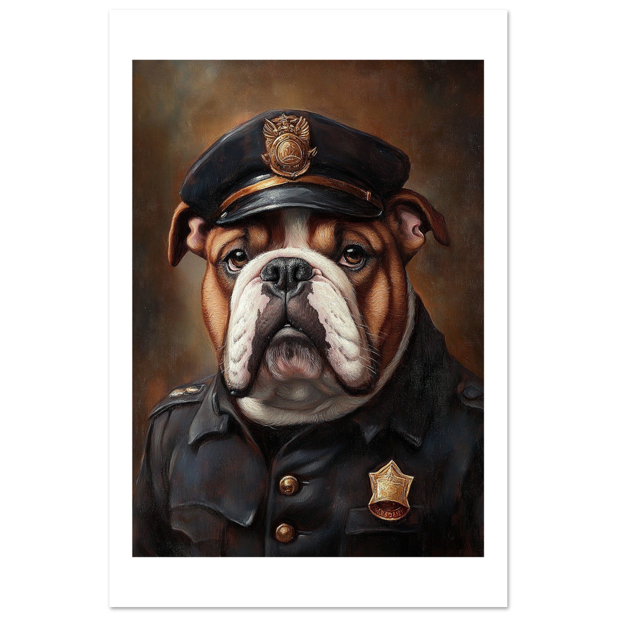 Bulldog Poster / Bulldog Art Work / Bulldog Print