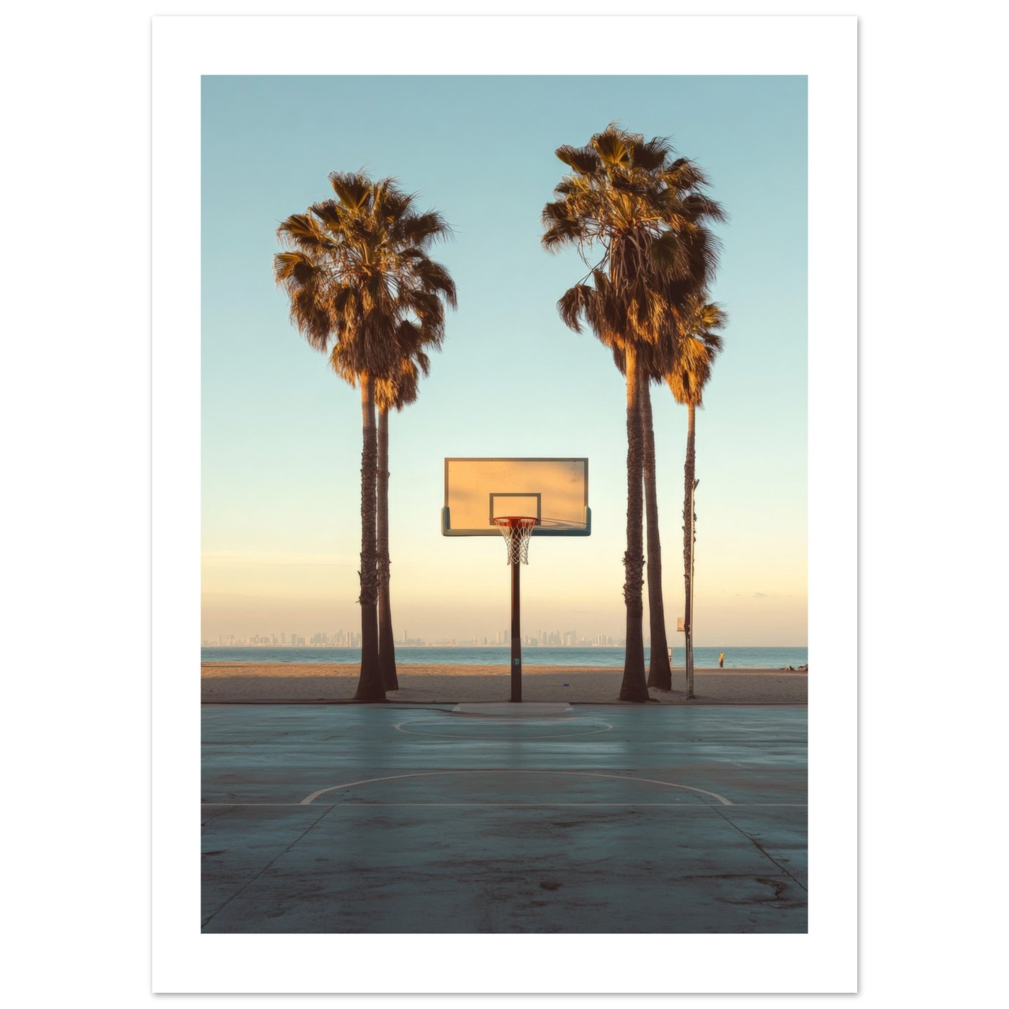 Basketball Court in Venice Beach California 2