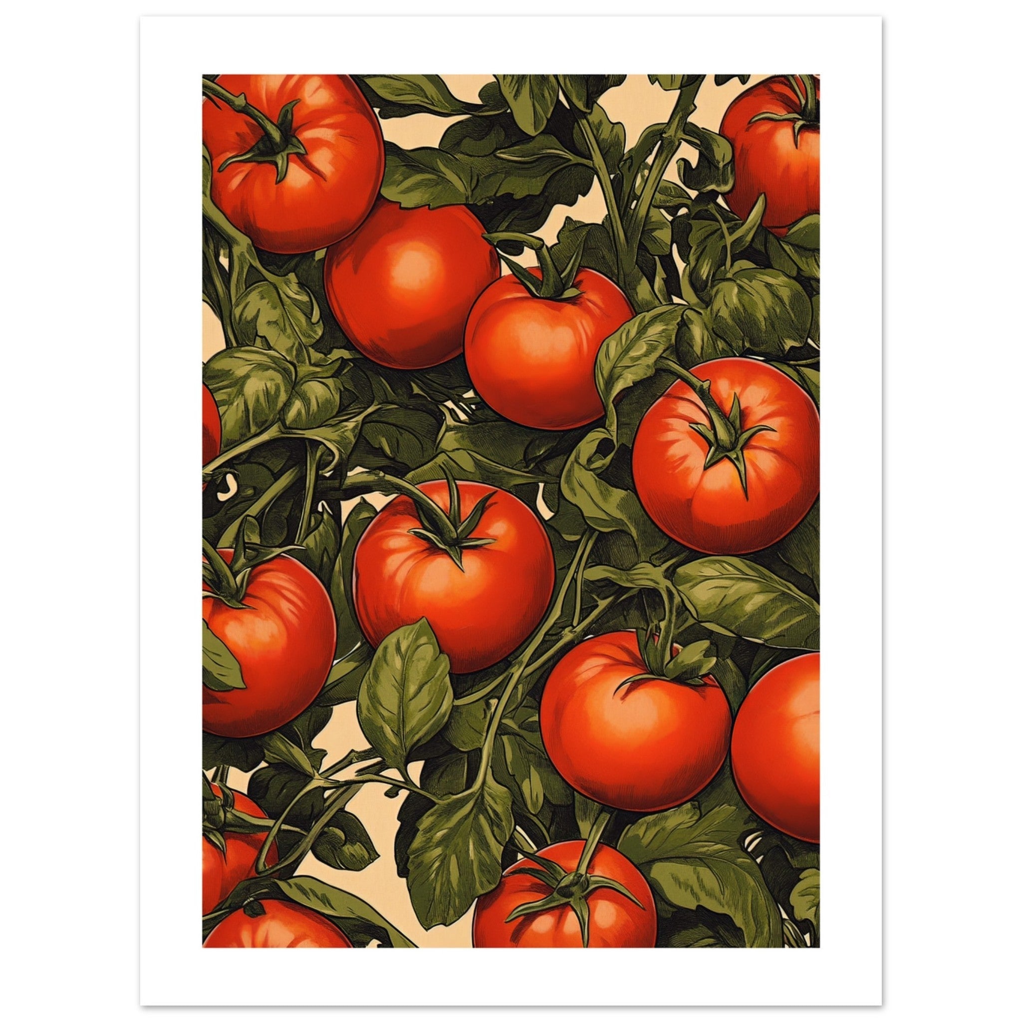 A pattern of Tomatos