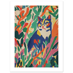 British Shorthair Cat Inspired by Matisse