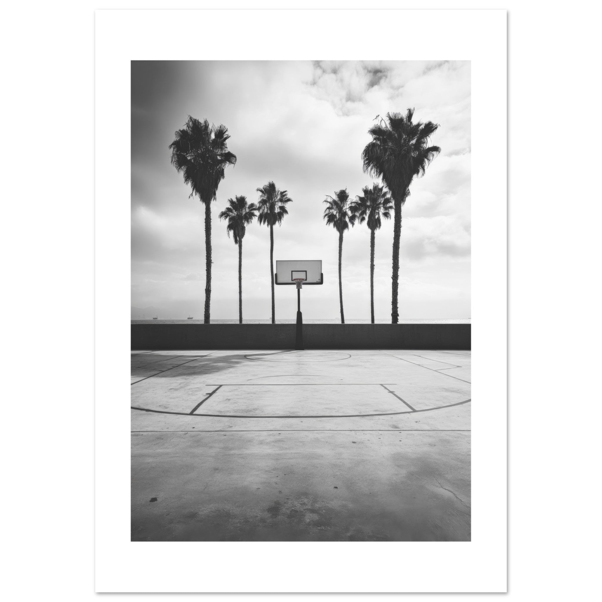 Basketball Court in Venice Beach California 3