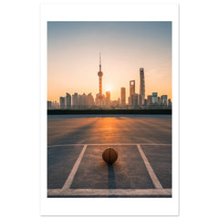 Basketball Court in Shanghai China