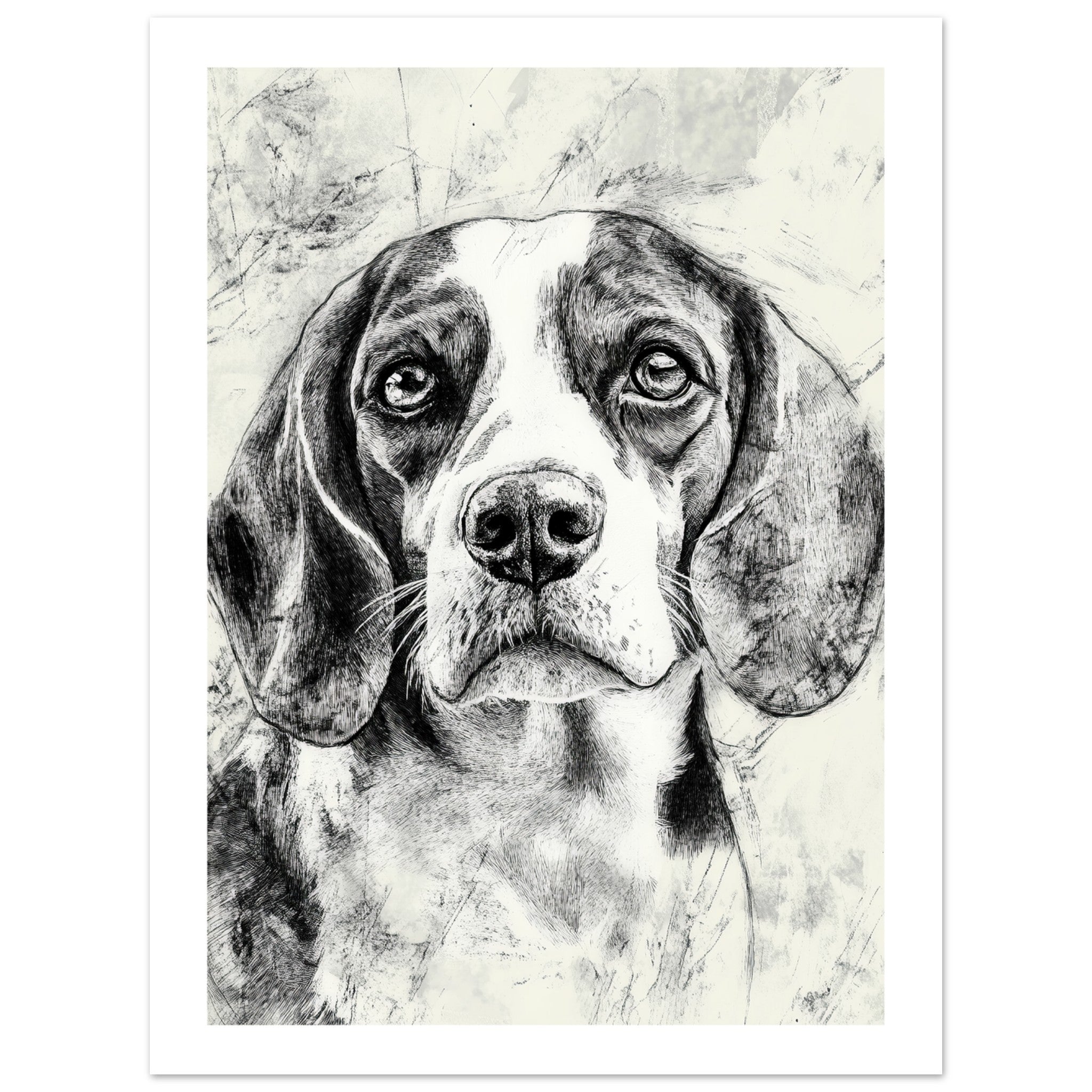 Beagle poster / Beagle Art Work / Beagle Print