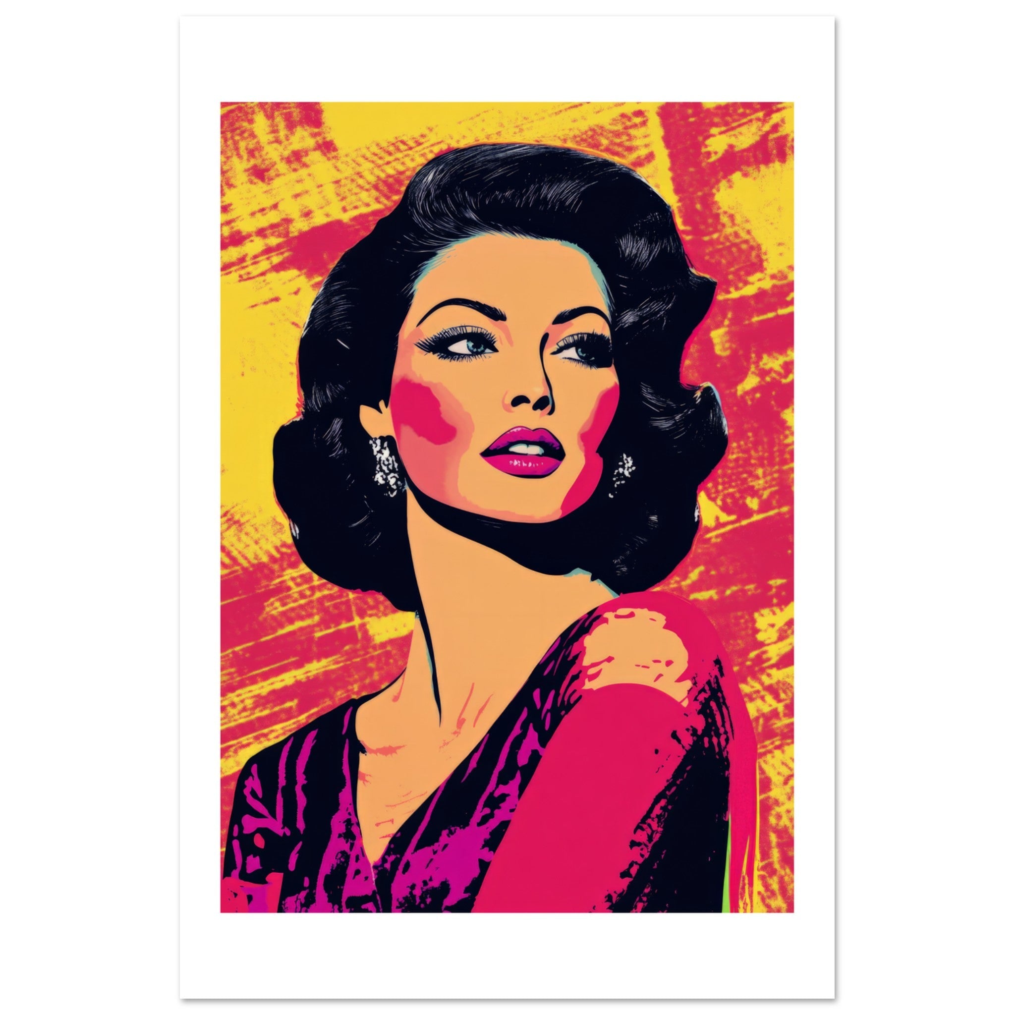 Ava Gardner Poster Art Print // Wall-Art Of Famous Ava Gardner