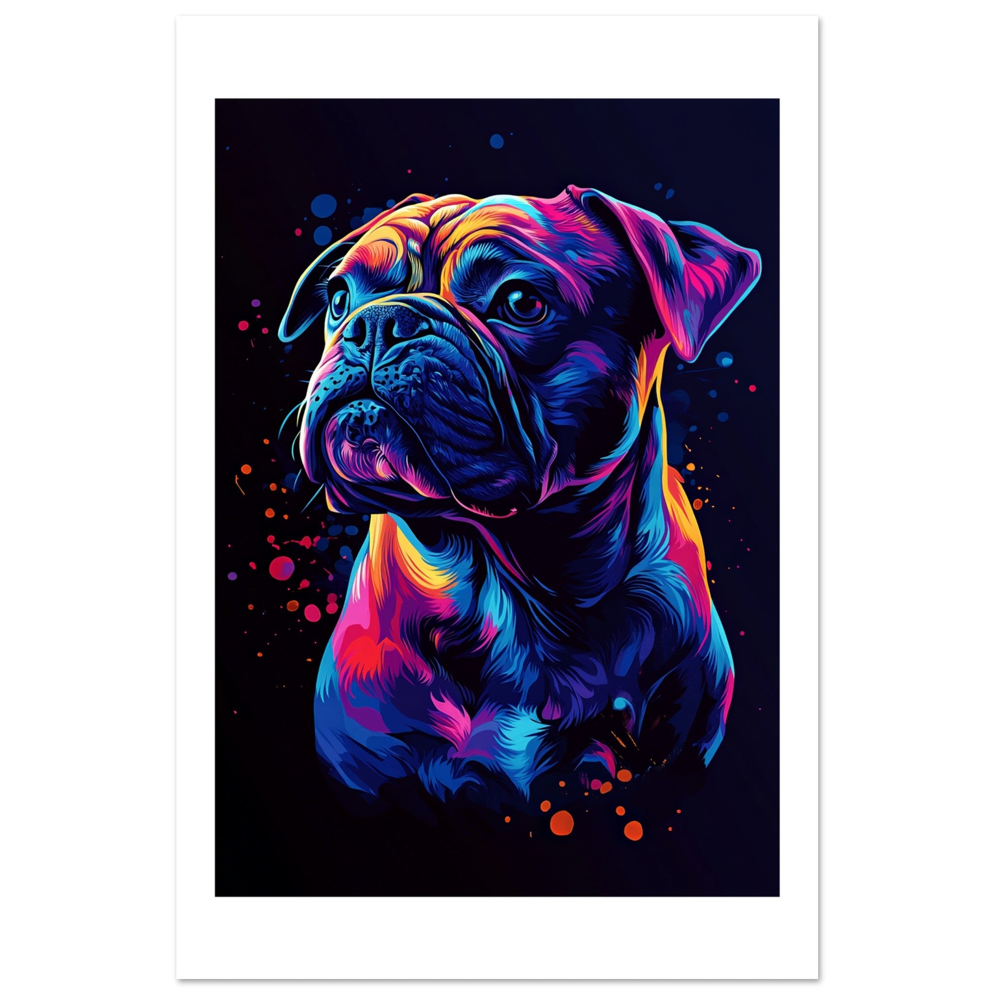Bulldog Poster / Bulldog Art Work / Bulldog Print