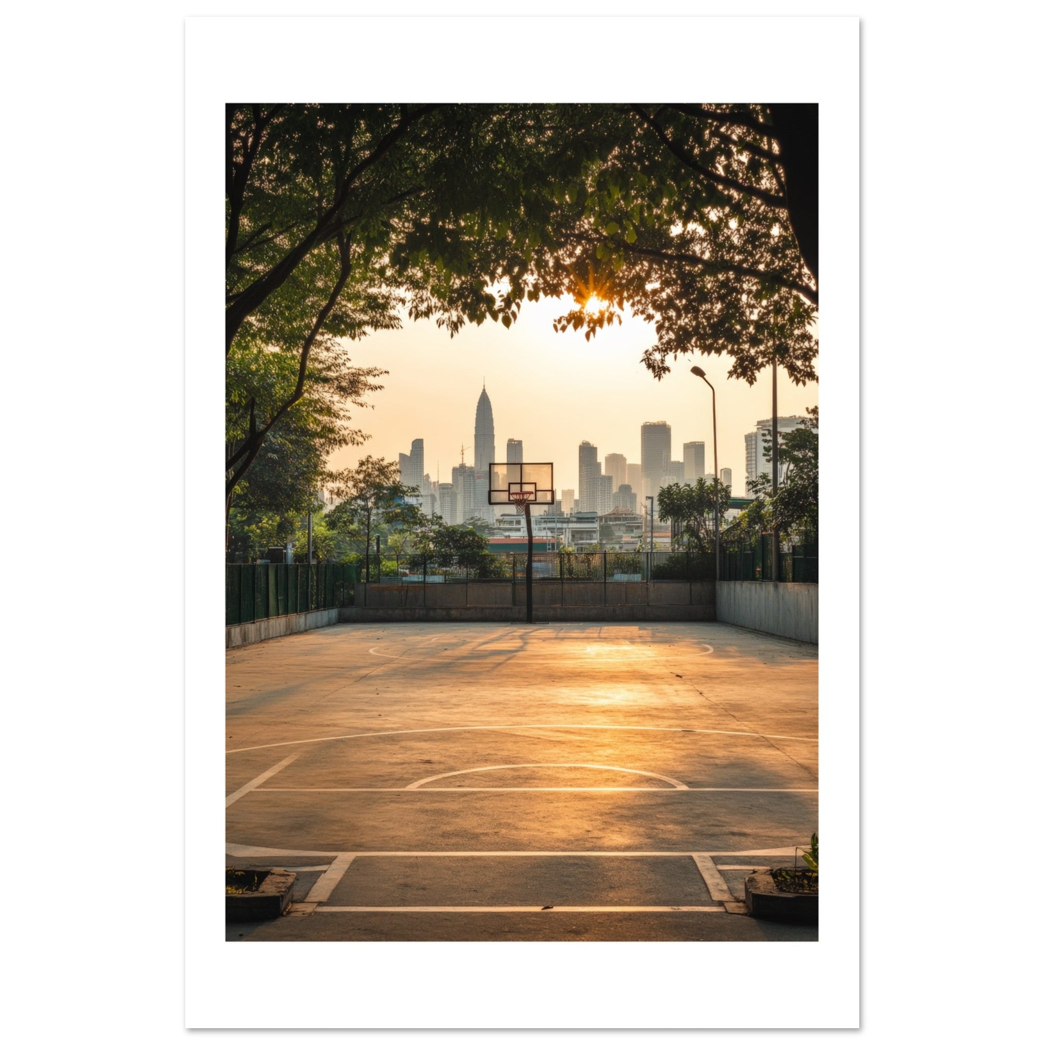 Basketball Court in Bangkok Thailand