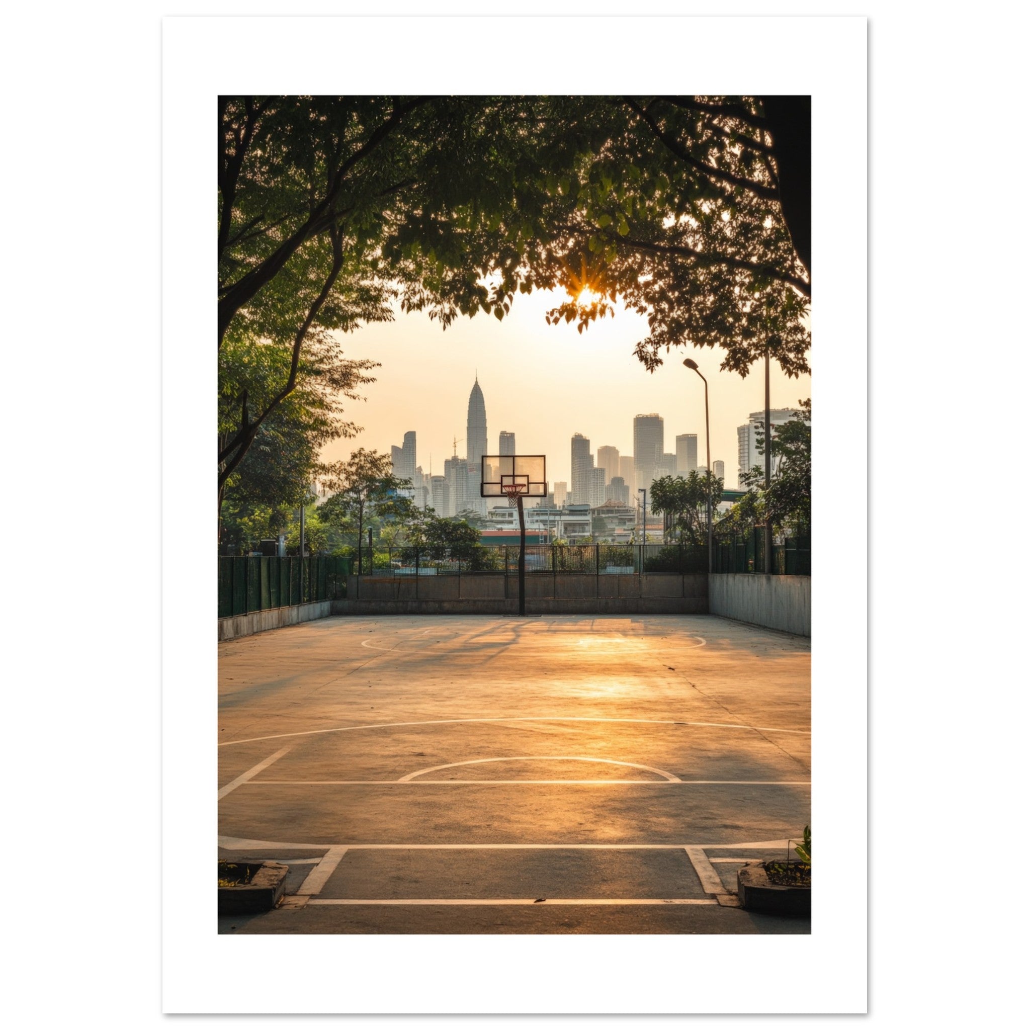 Basketball Court in Bangkok Thailand
