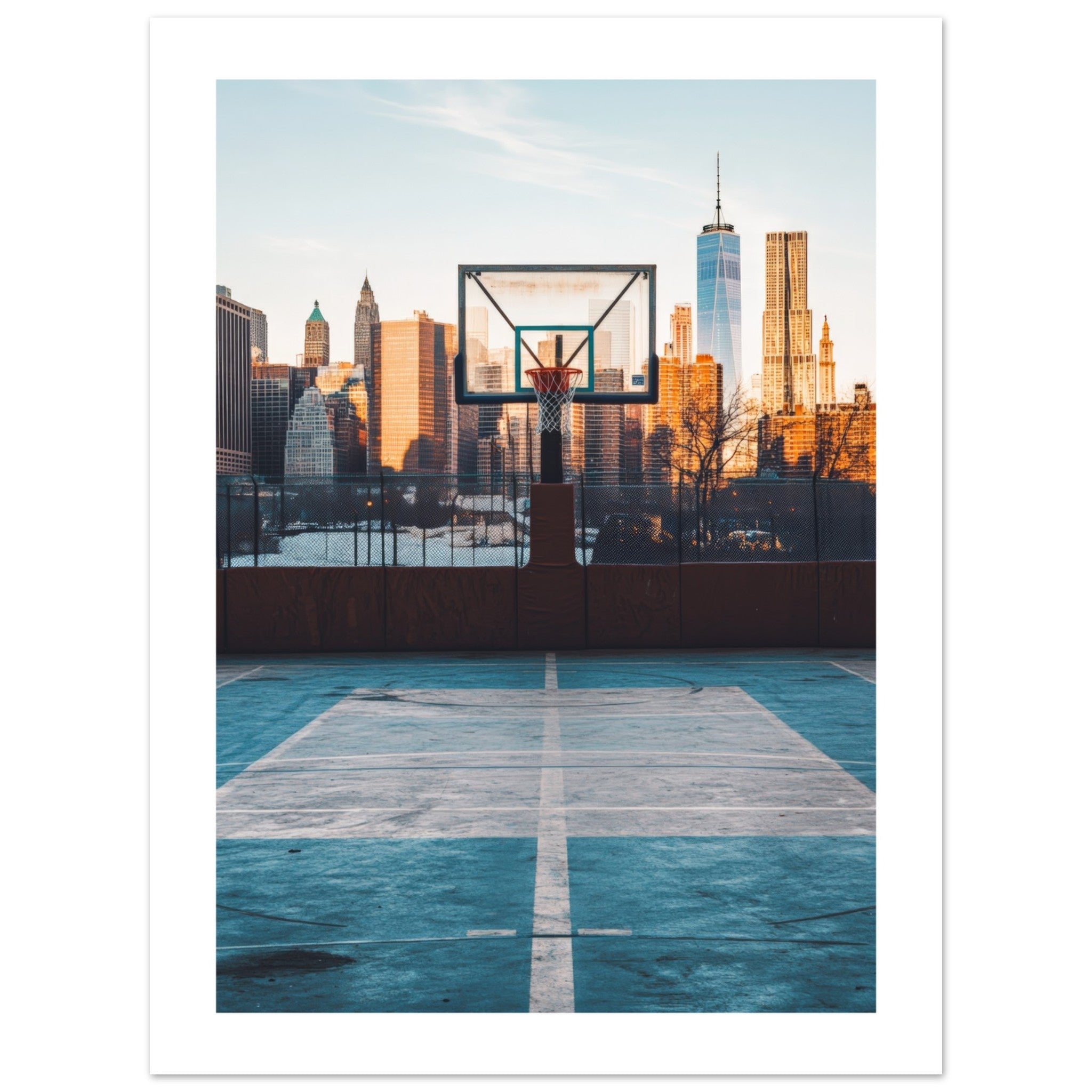 Basketball Court in New York City