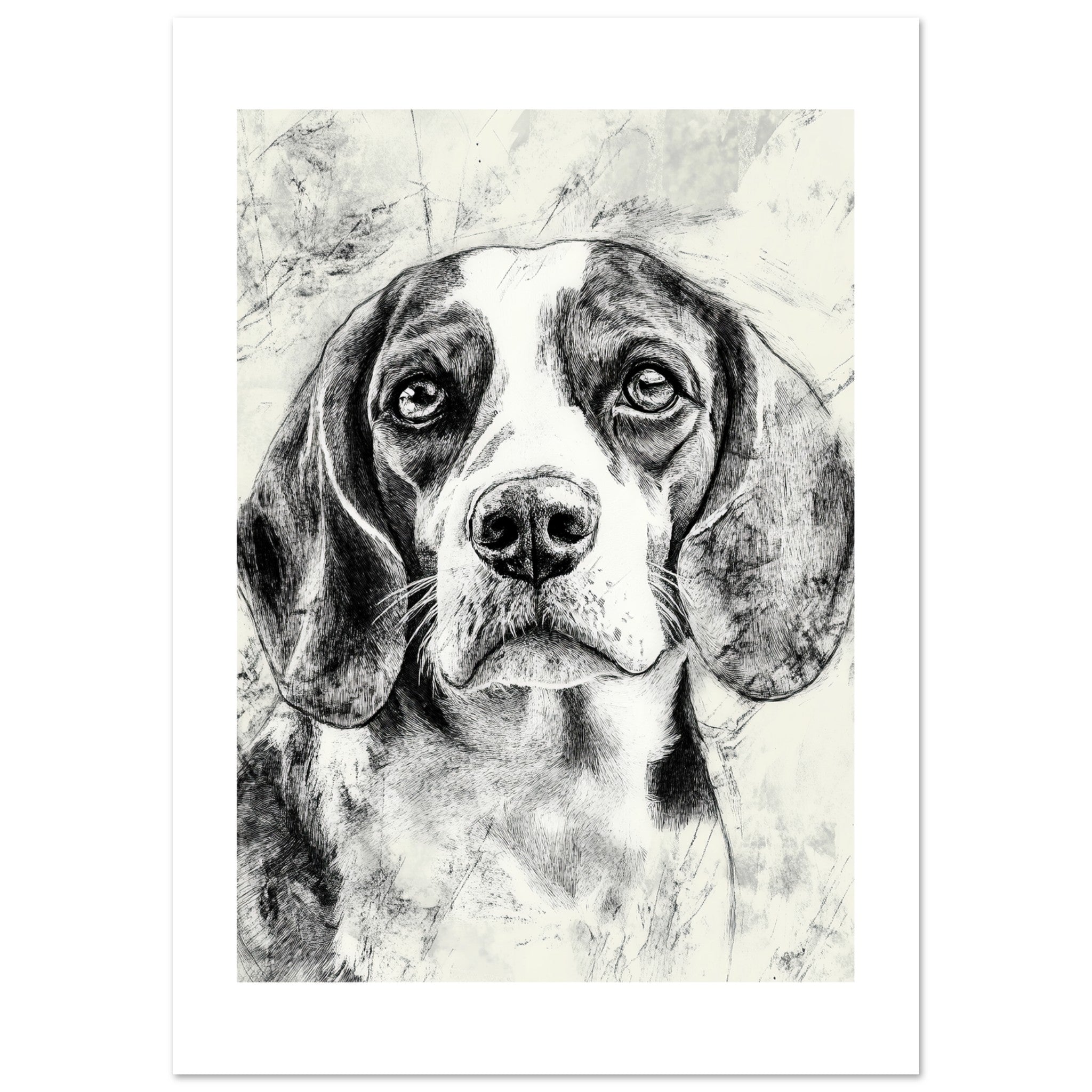 Beagle poster / Beagle Art Work / Beagle Print