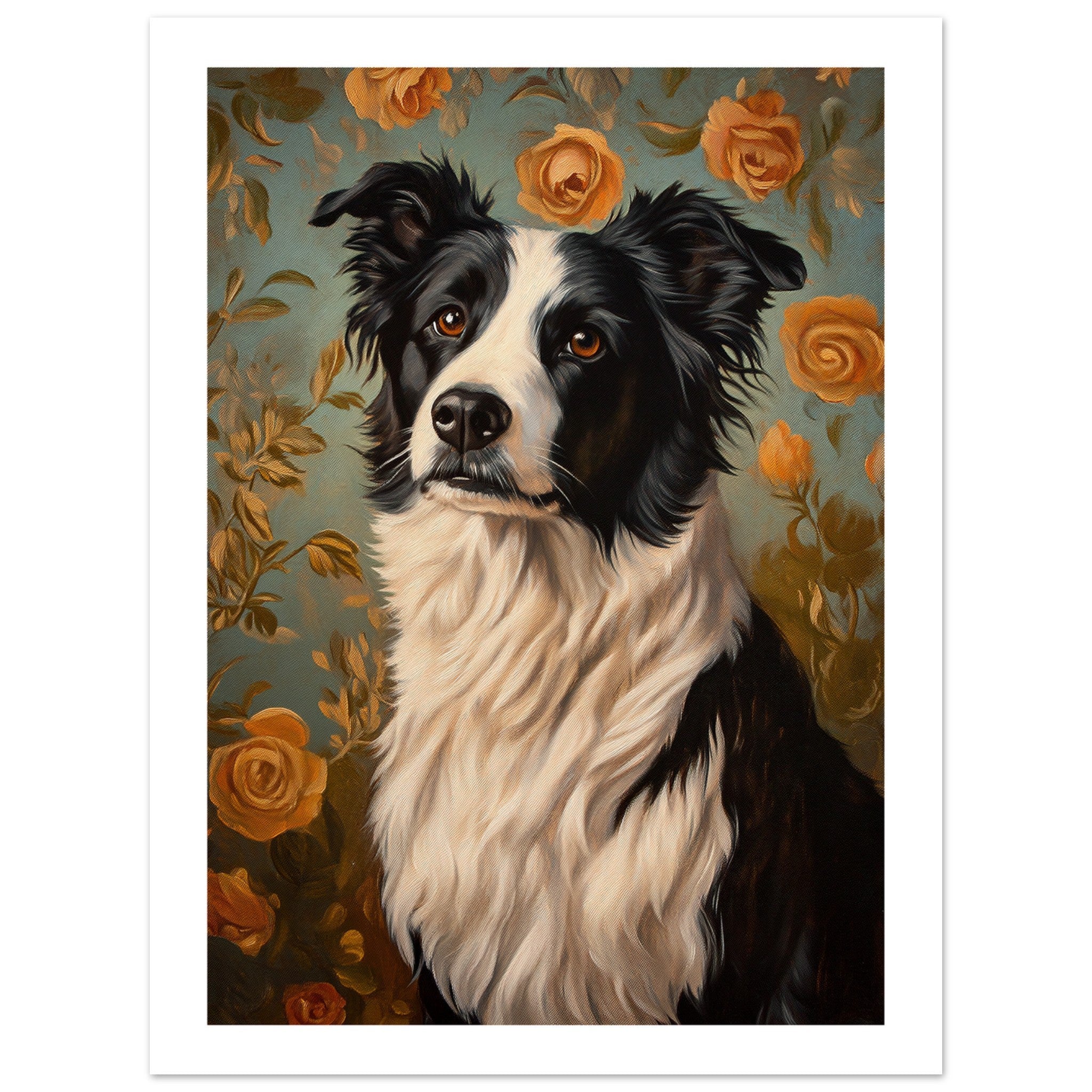 Border Collie Poster / Border Collie Art Work / Border Collie Print